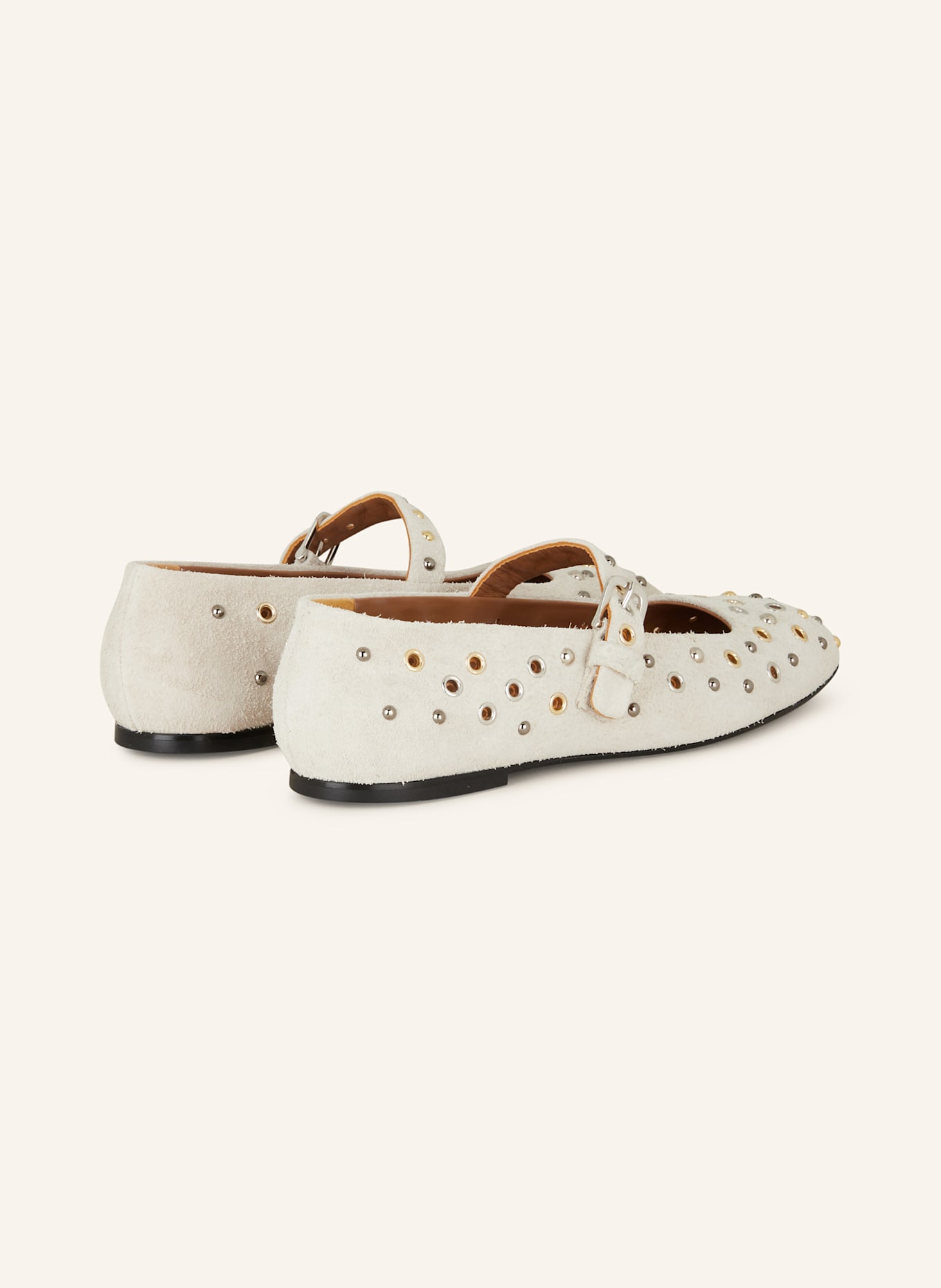 DOROTHEE SCHUMACHER Mary-Jane-Ballerinas WILD SOFTNESS: CREME