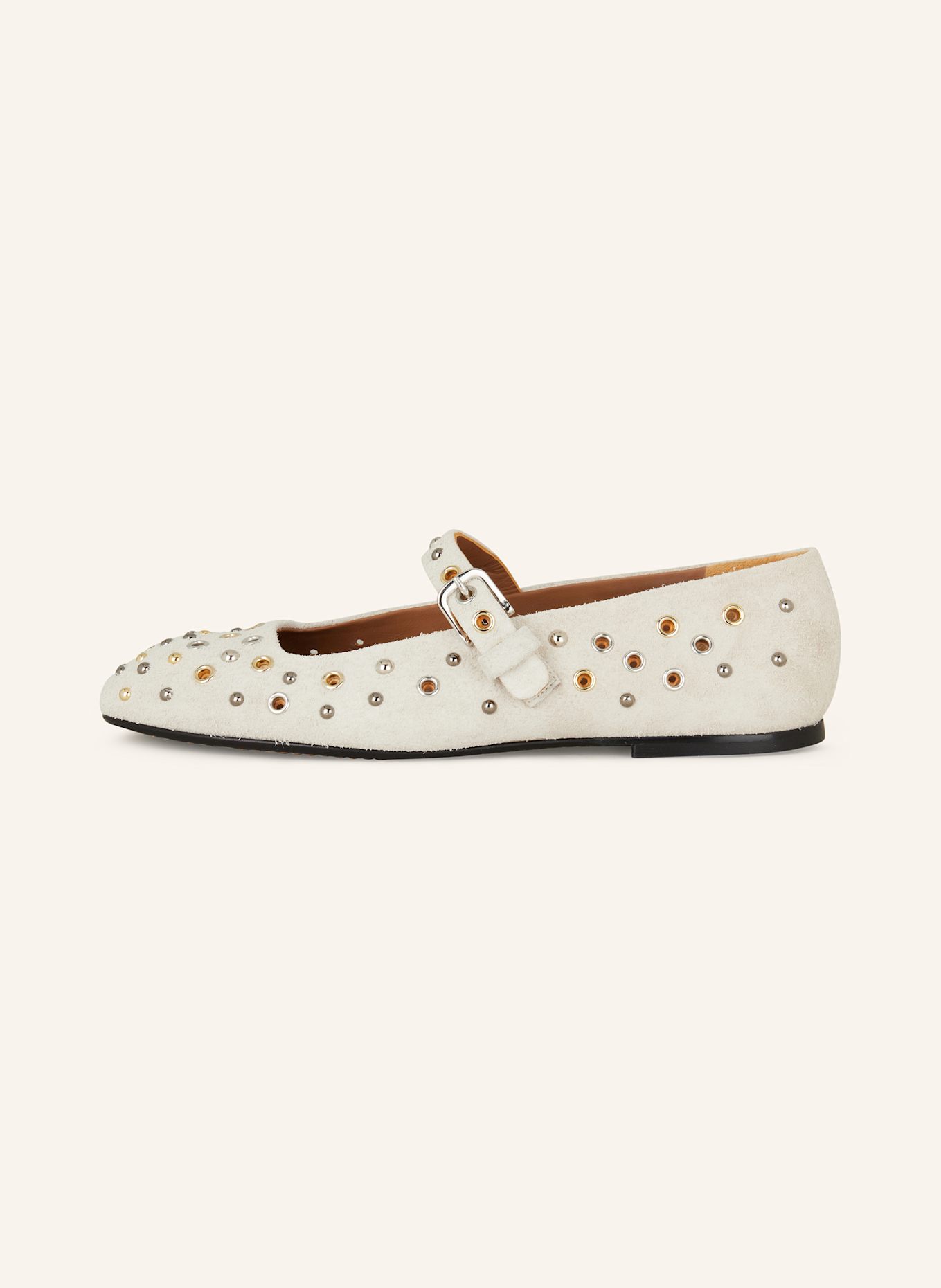 DOROTHEE SCHUMACHER Mary-Jane-Ballerinas WILD SOFTNESS: CREME