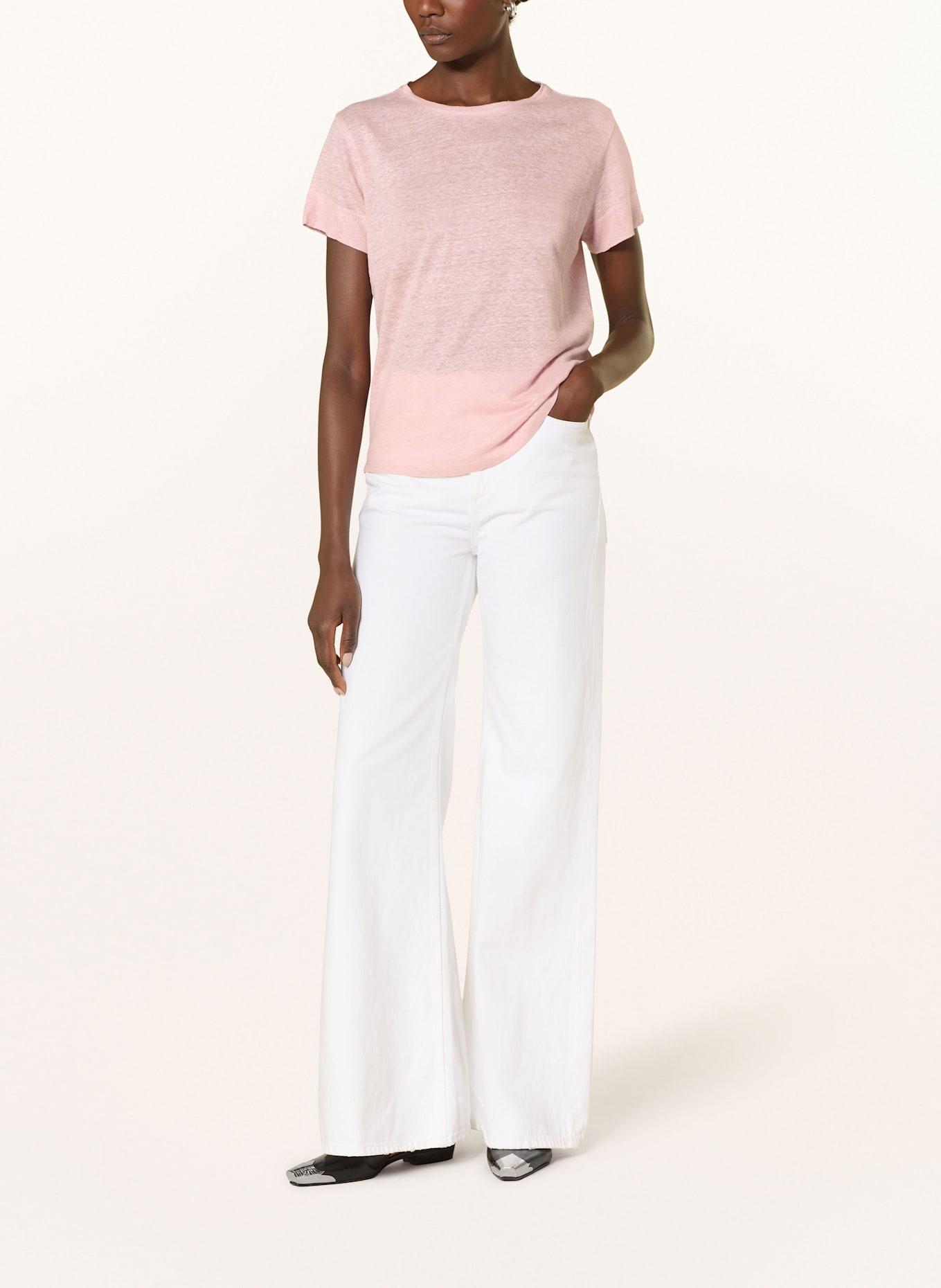 DOROTHEE SCHUMACHER Strickshirt NATURAL EASE: HELLROSA