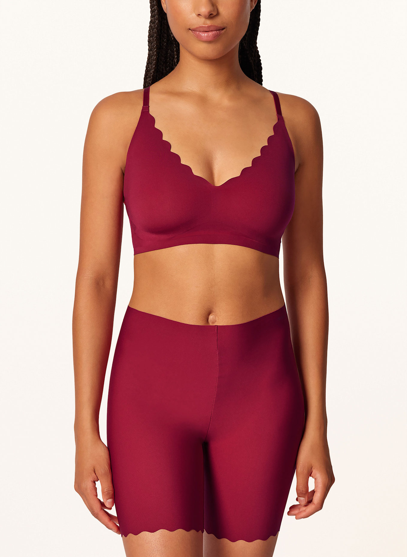 Skiny Bustier EVERY DAY IN MICRO ESSENTIALS: DUNKELROT