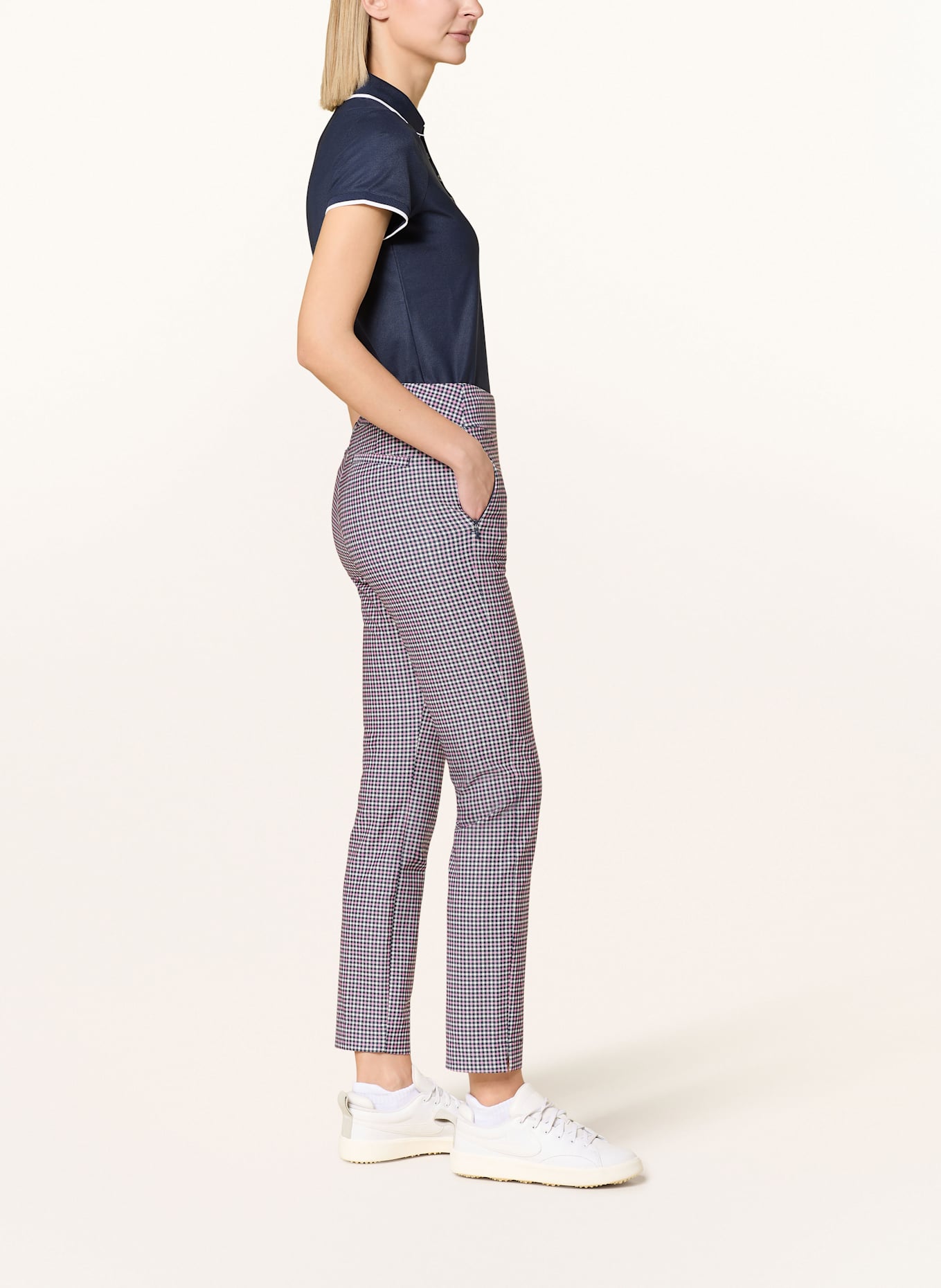 RÖHNISCH Golfhose GRACE: PINK/ SCHWARZ/ WEISS
