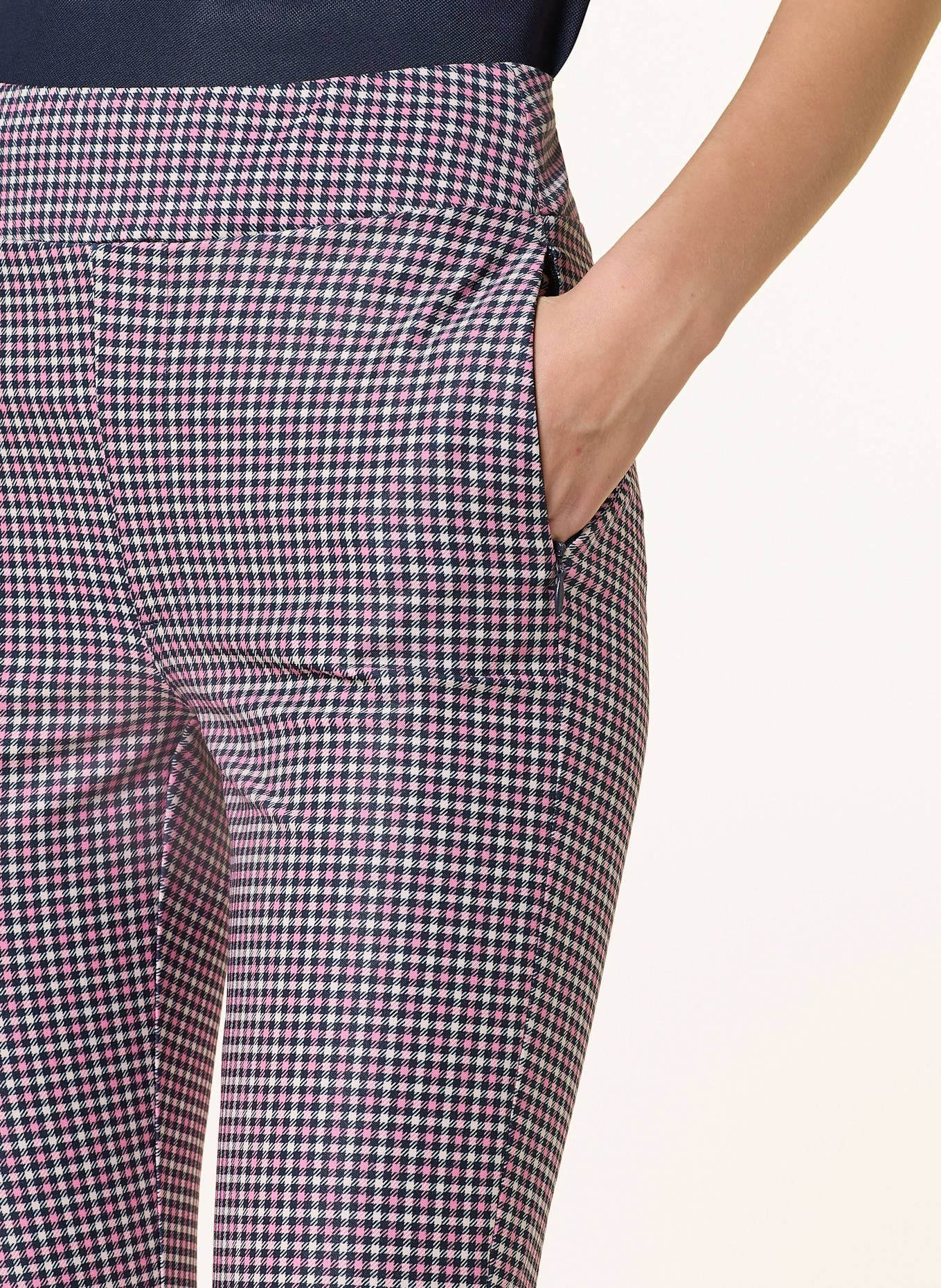 RÖHNISCH Golfhose GRACE: PINK/ SCHWARZ/ WEISS