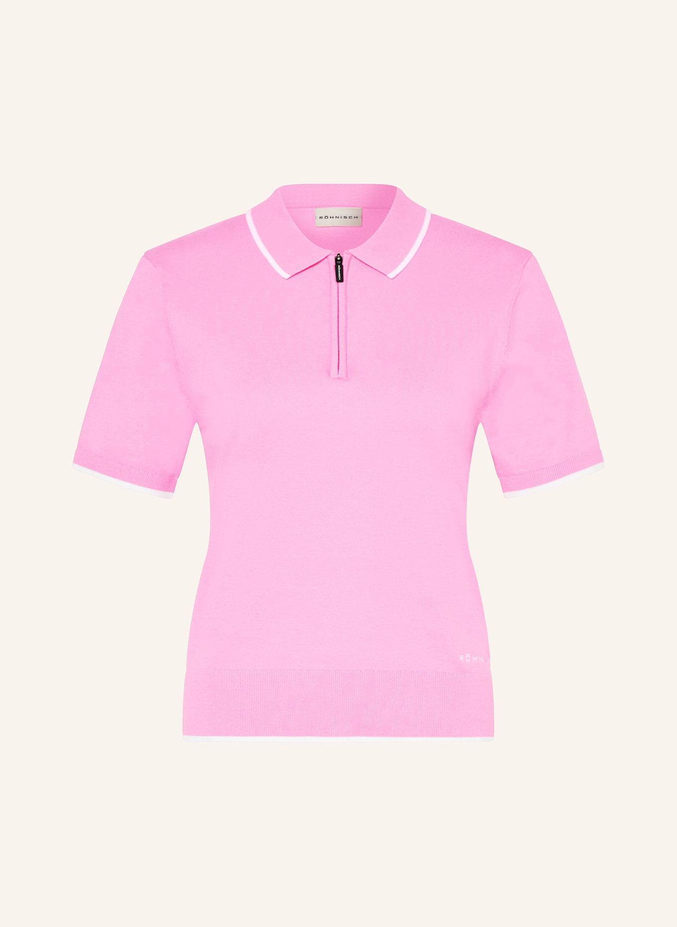 RÖHNISCH Strick-Poloshirt: ROSA