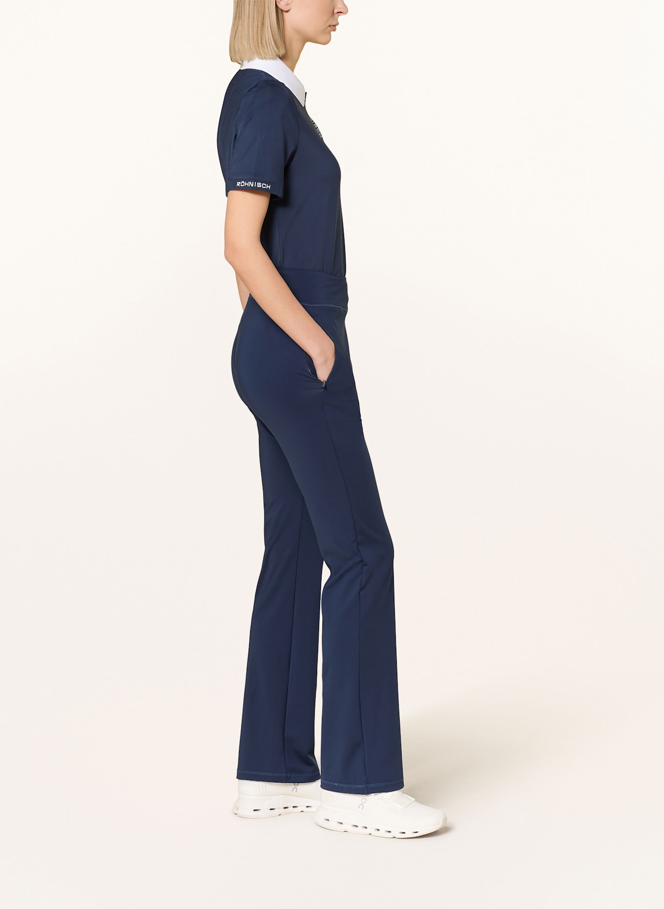 RÖHNISCH Golfové kalhoty: TMAVĚ MODRÁ