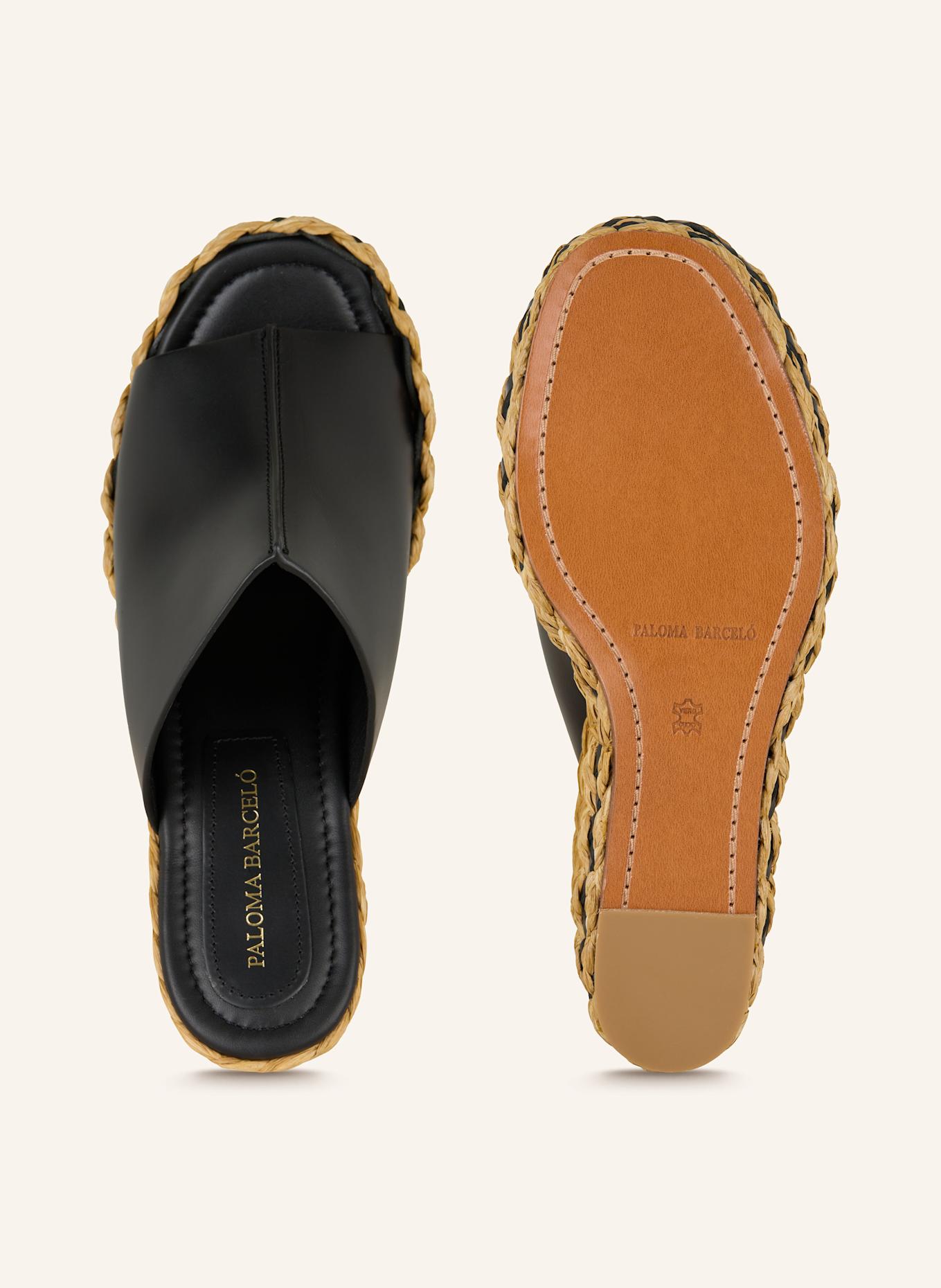 PALOMA BARCELÓ Plateau-Wedges IVANA: SCHWARZ