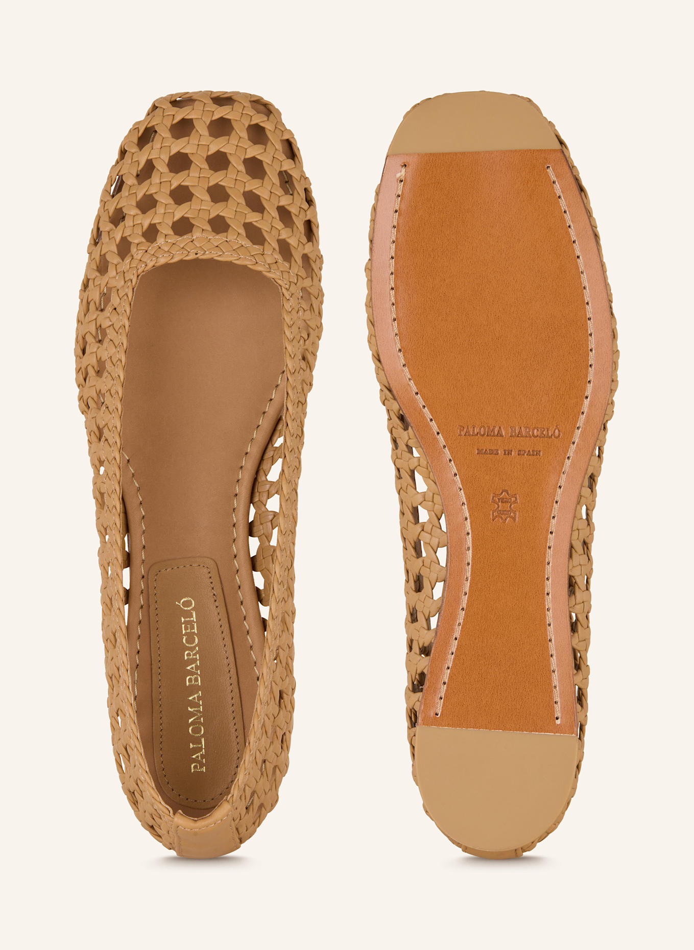 PALOMA BARCELÓ Ballerinas SHELL: CAMEL