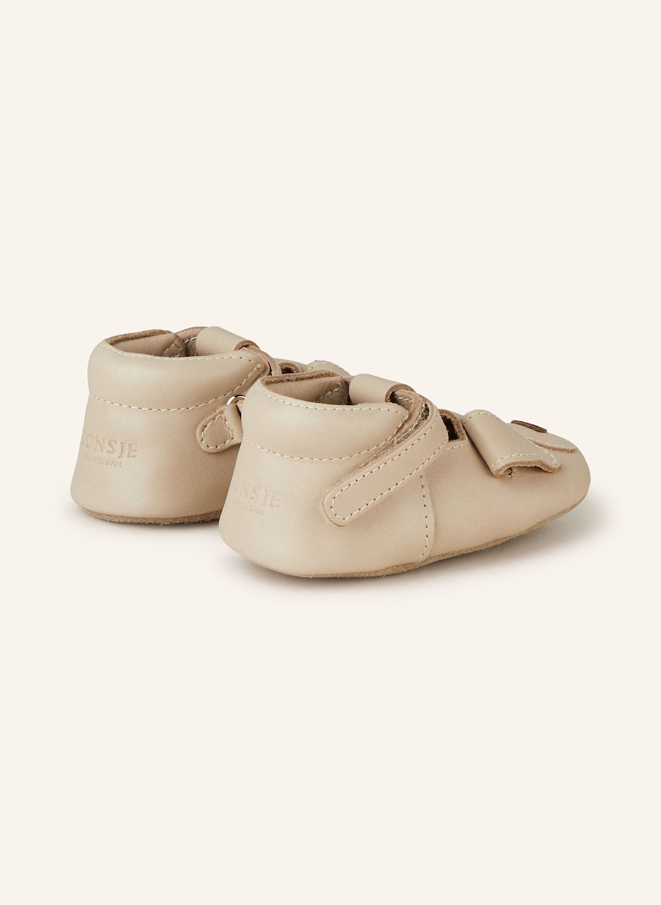 DONSJE Krabbelschuhe: HELLBRAUN