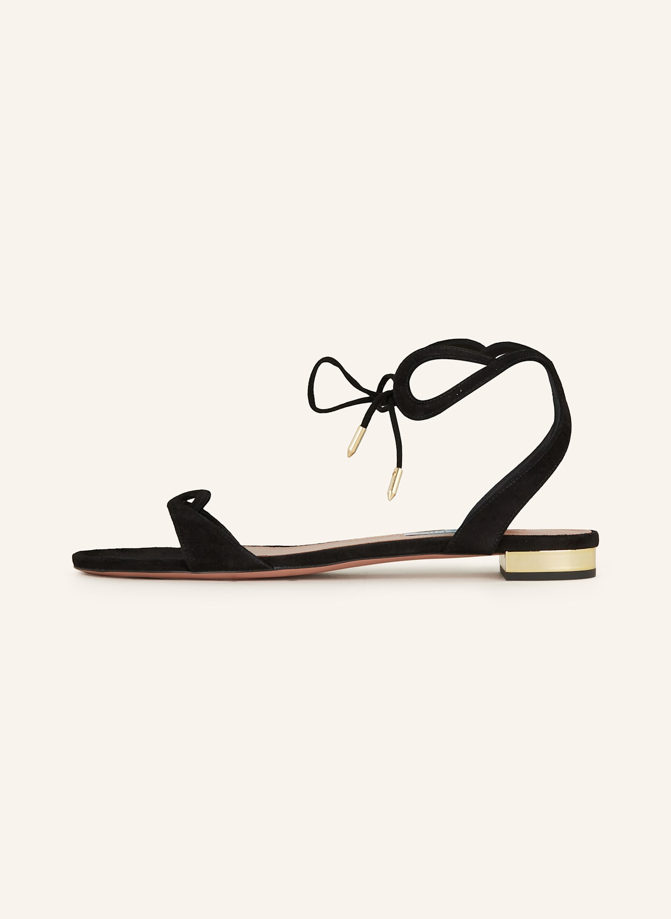 AQUAZZURA Sandalen TESSA: SCHWARZ