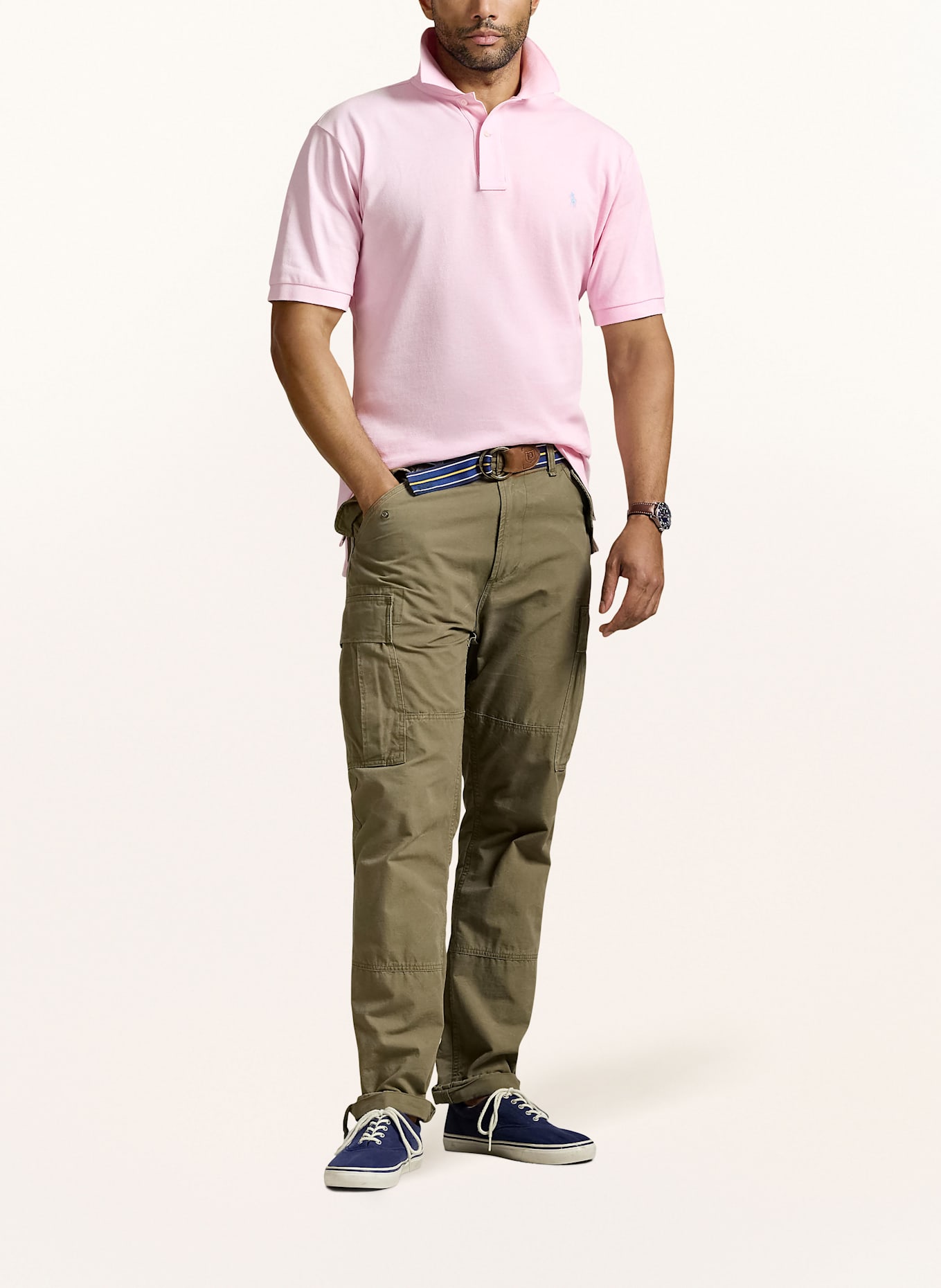 POLO RALPH LAUREN Big & Tall Piqué-Poloshirt: ROSA