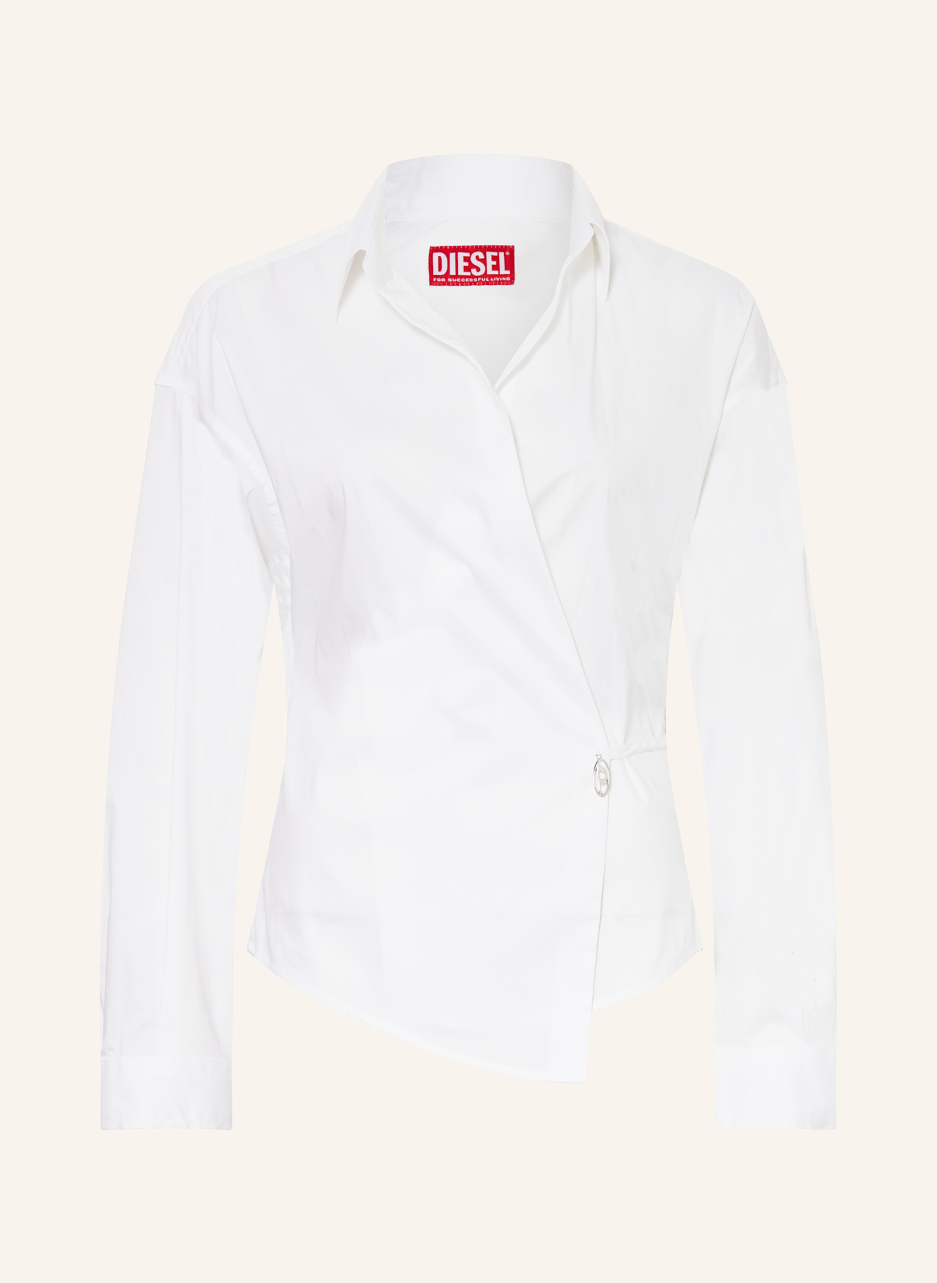 DIESEL Hemdbluse C-DELPHI: WEISS