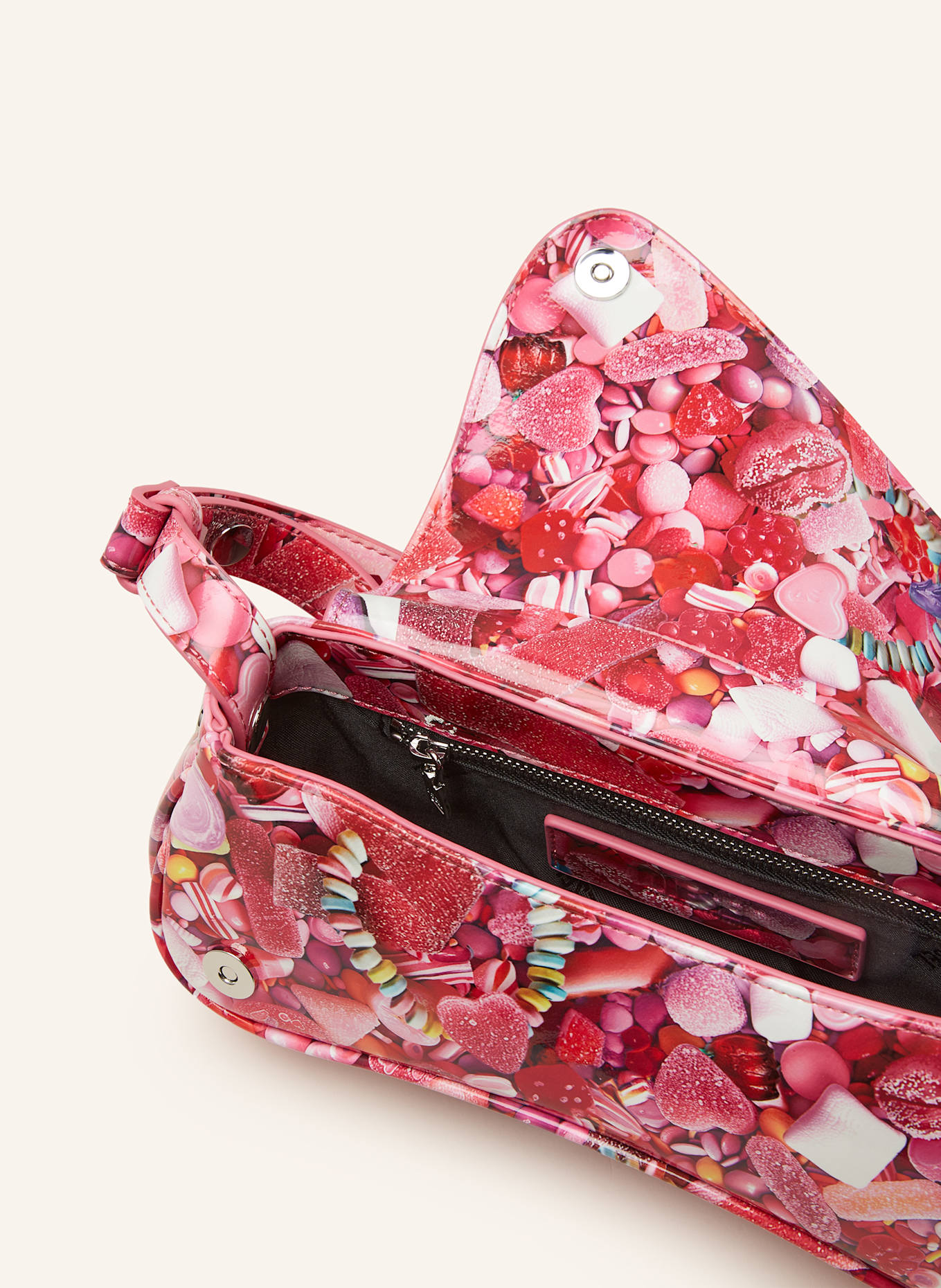 DIESEL Torba na ramię PLAY PLAY: MOCNORÓŻOWY / FUKSJA / ŻÓŁTY