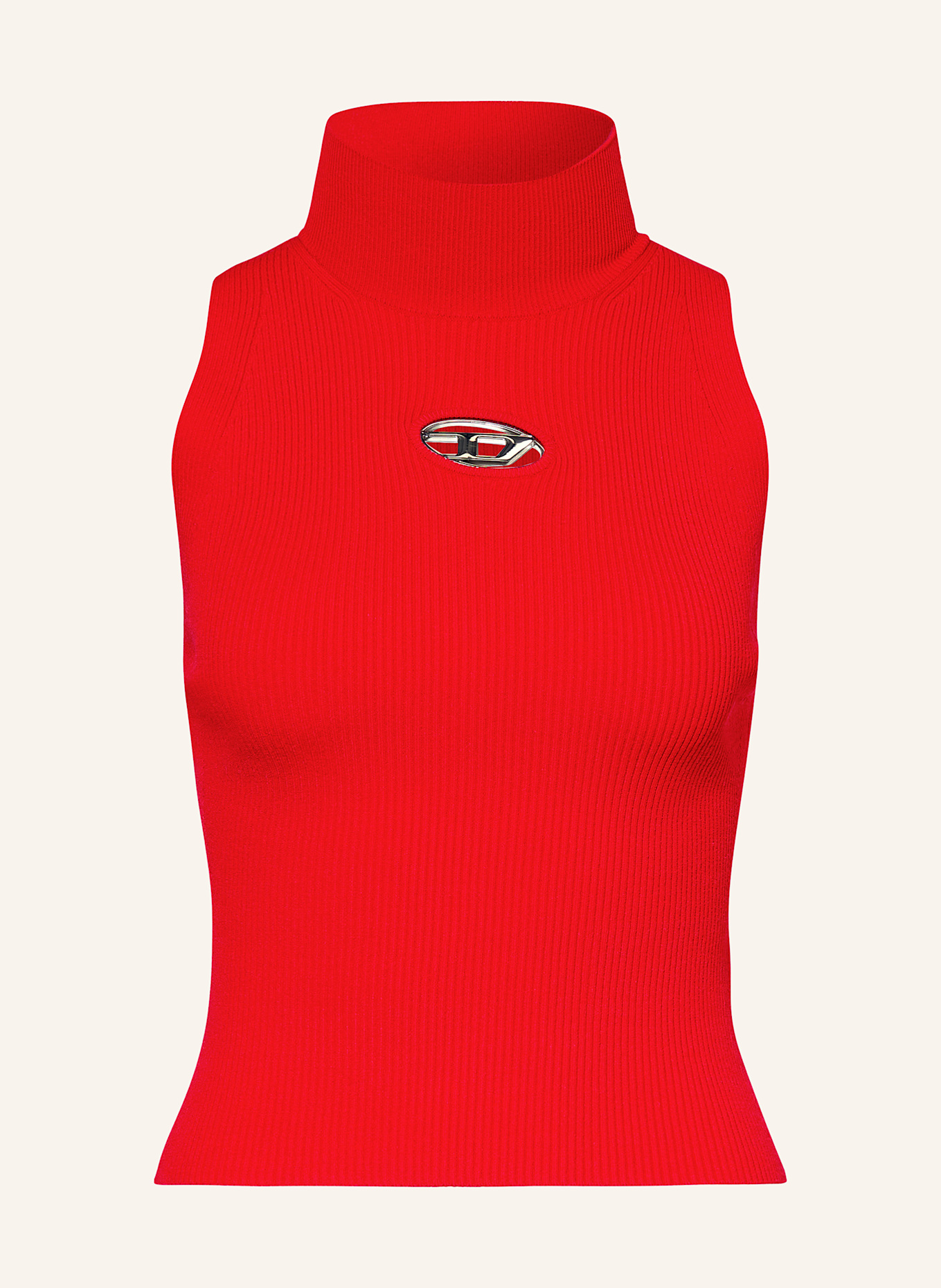 DIESEL Top M-ONERVAX-TOP mit Cut-out: ROT