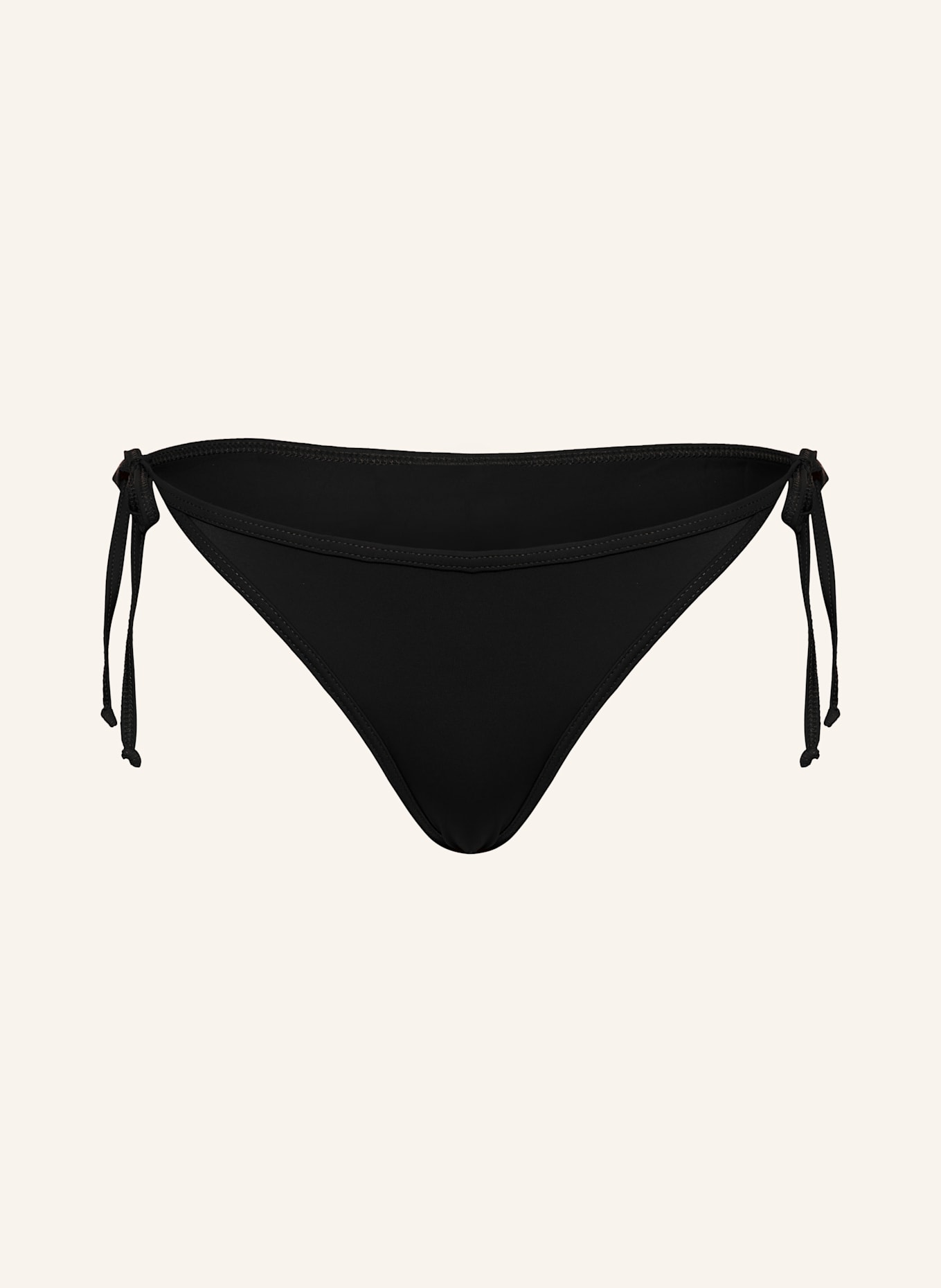 DIESEL Triangle bikini bottoms BRAZILIAN-D-CORE: BLACK / WHITE