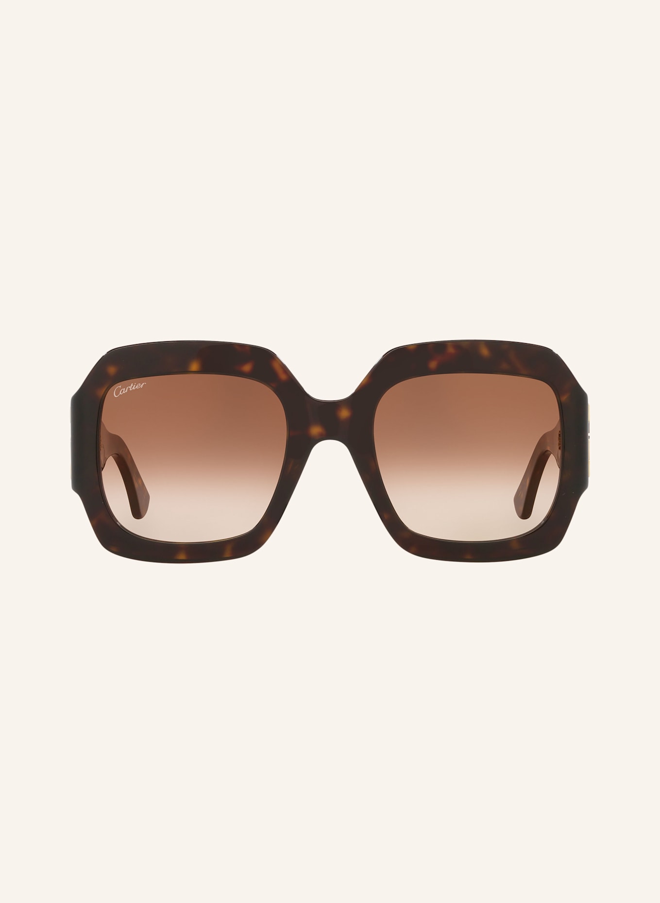 Cartier Sonnenbrille CT0434S: 4402D1 - HAVANA/ BRAUN