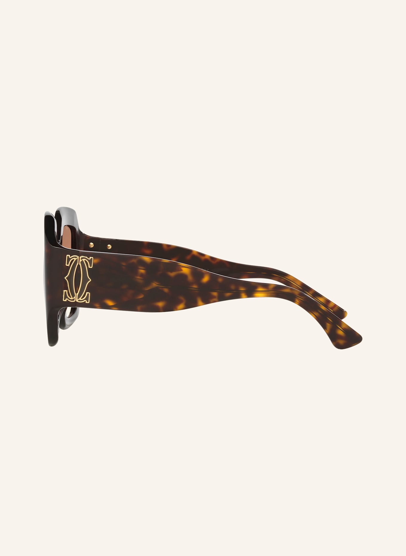 Cartier Sonnenbrille CT0434S: 4402D1 - HAVANA/ BRAUN