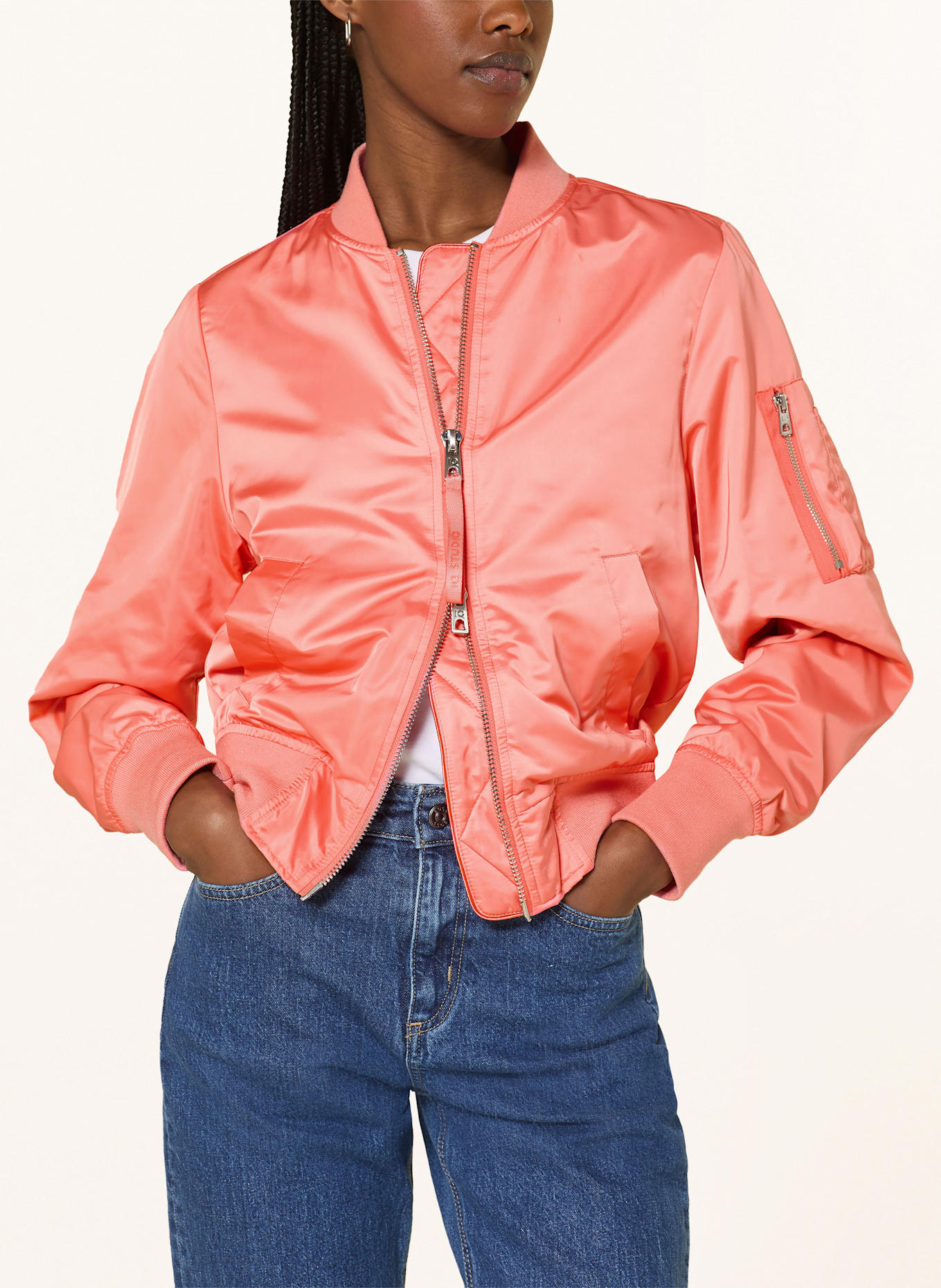 IQ STUDIO Blouson: HELLROT