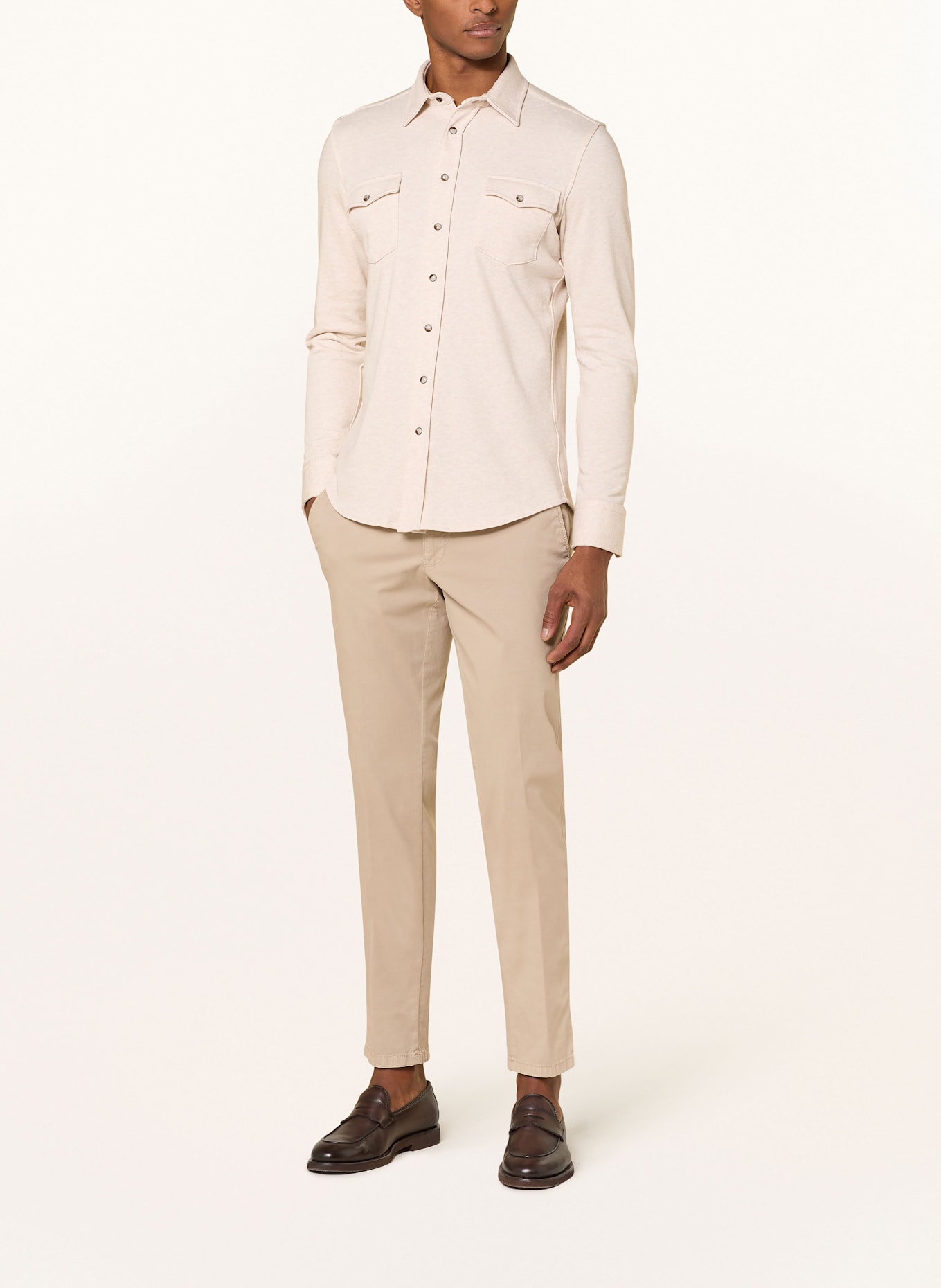 PROFUOMO Overshirt: BEIGE