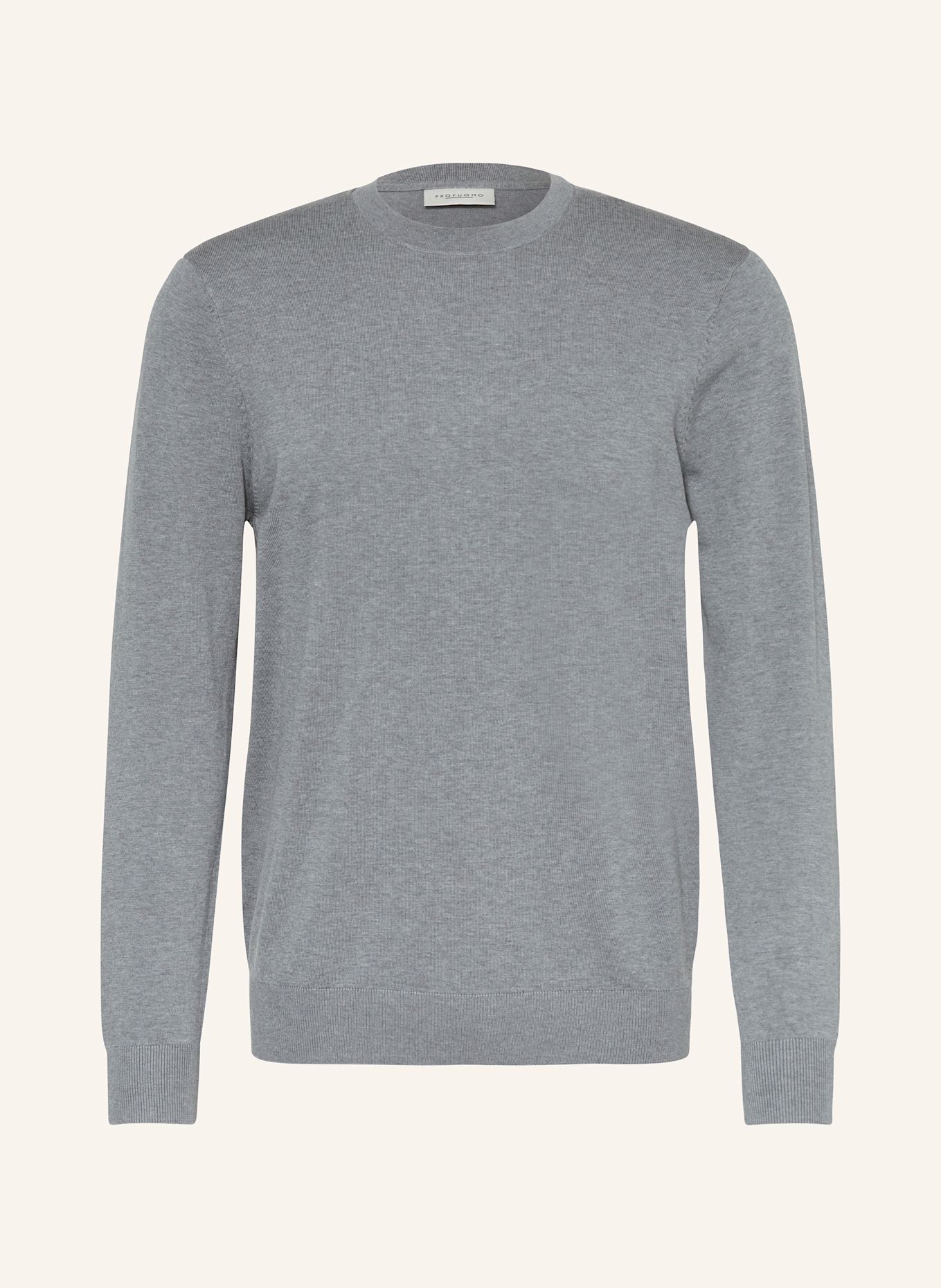 PROFUOMO Pullover: BLAUGRAU