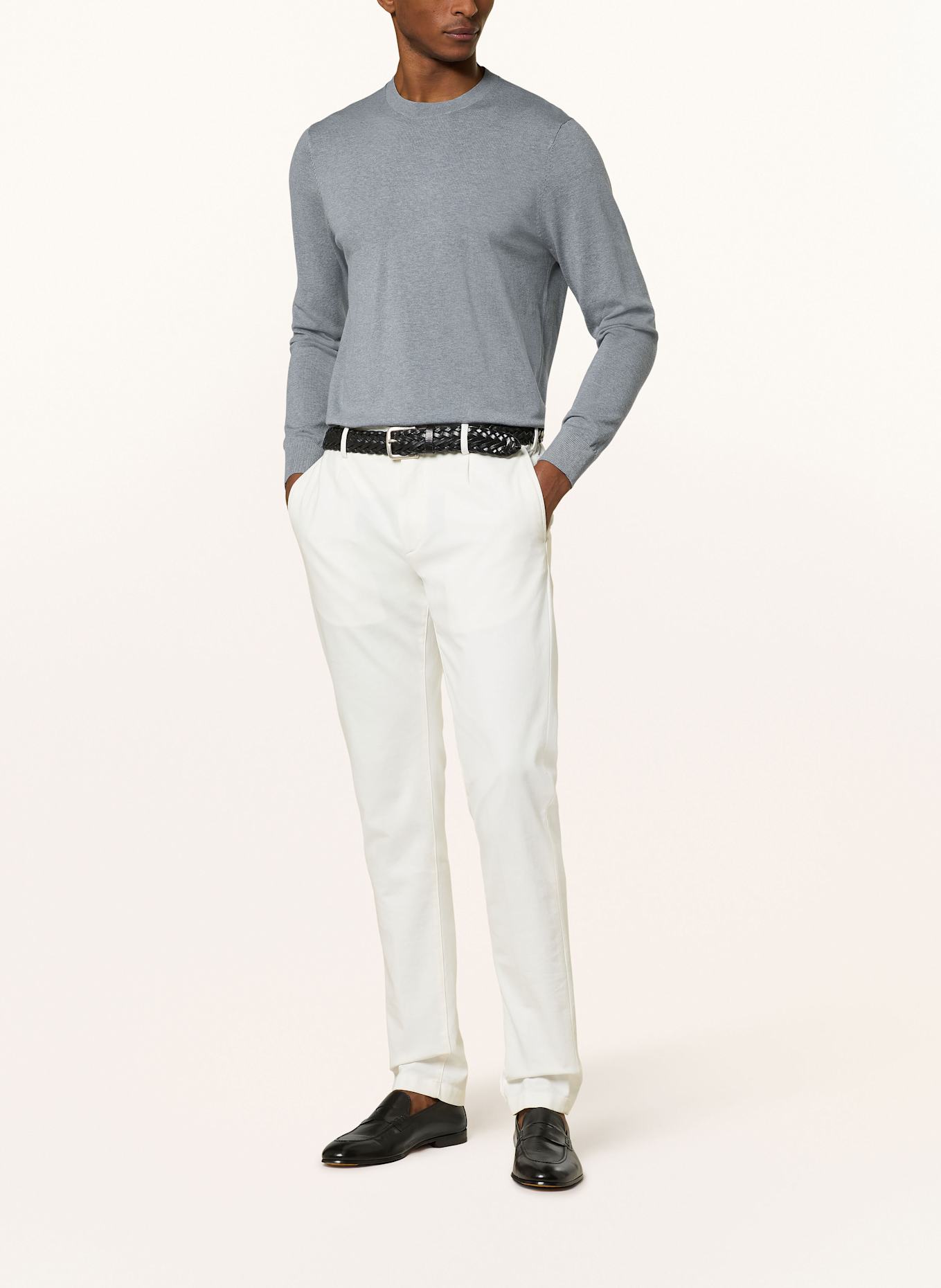 PROFUOMO Pullover: BLAUGRAU