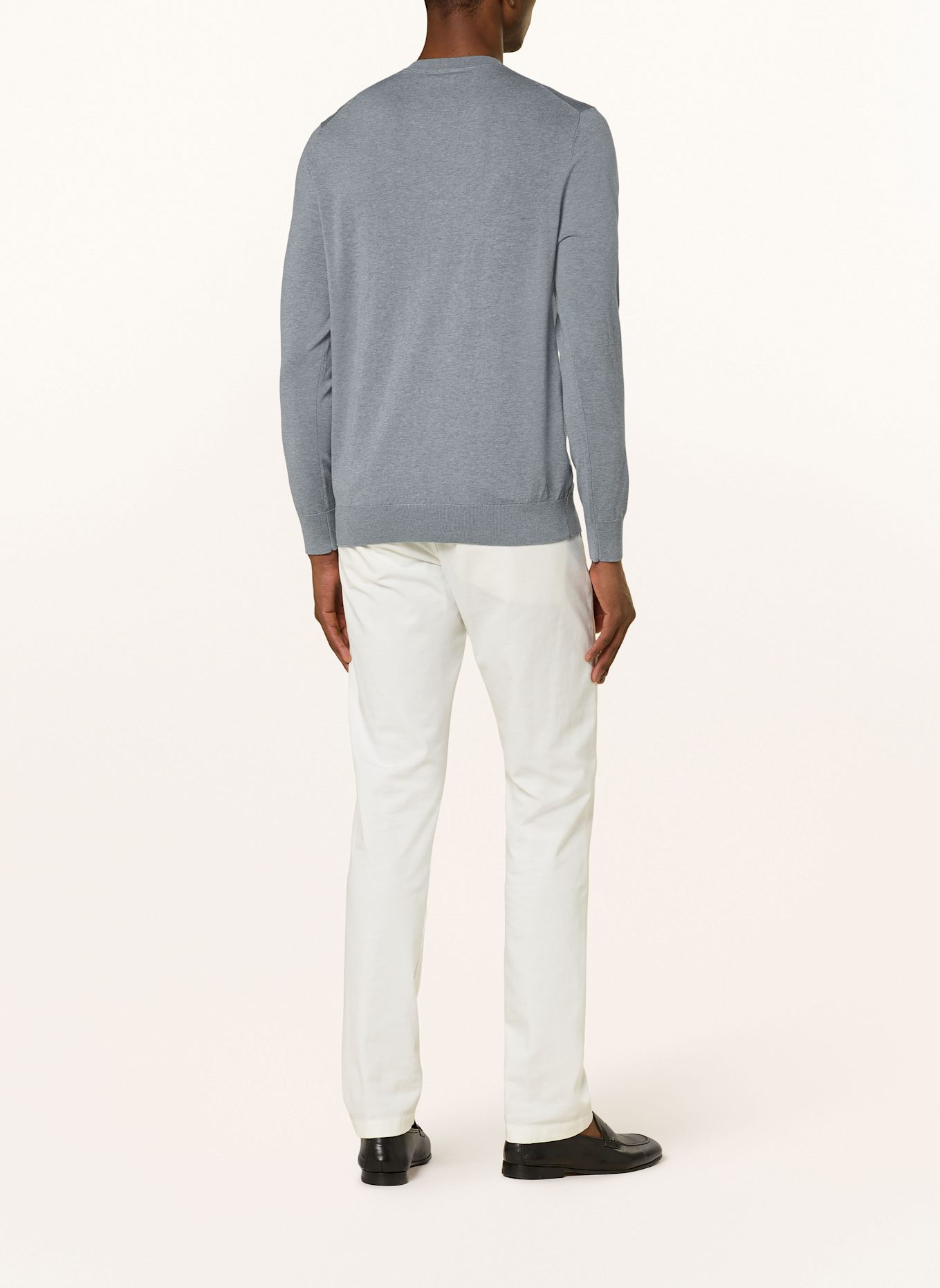 PROFUOMO Pullover: BLAUGRAU