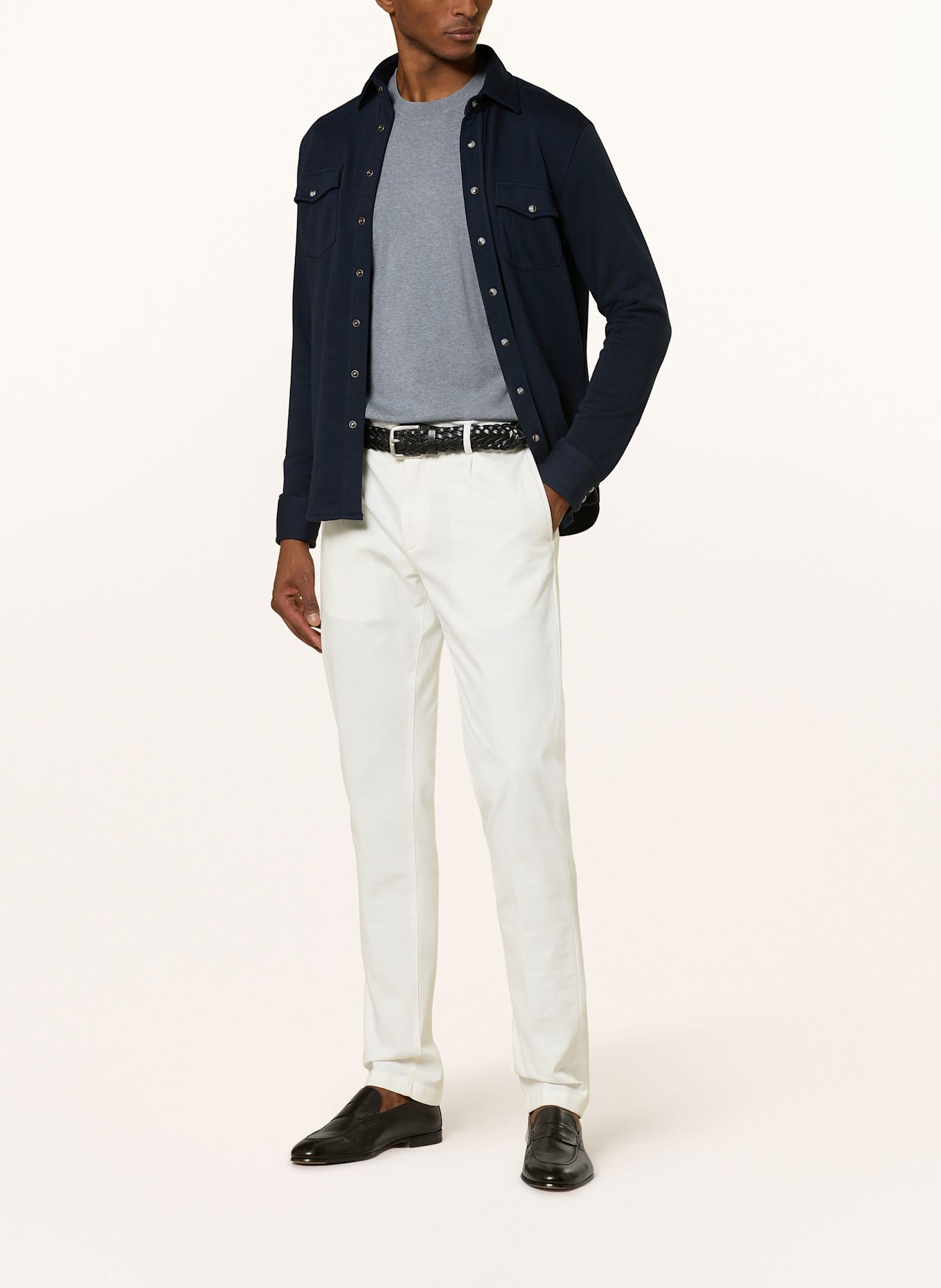 PROFUOMO Pullover: BLAUGRAU