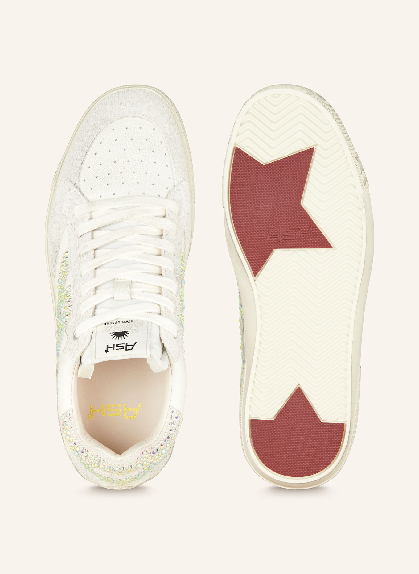 ash Sneaker MOONLIGHT: WEISS / HELLGRAU