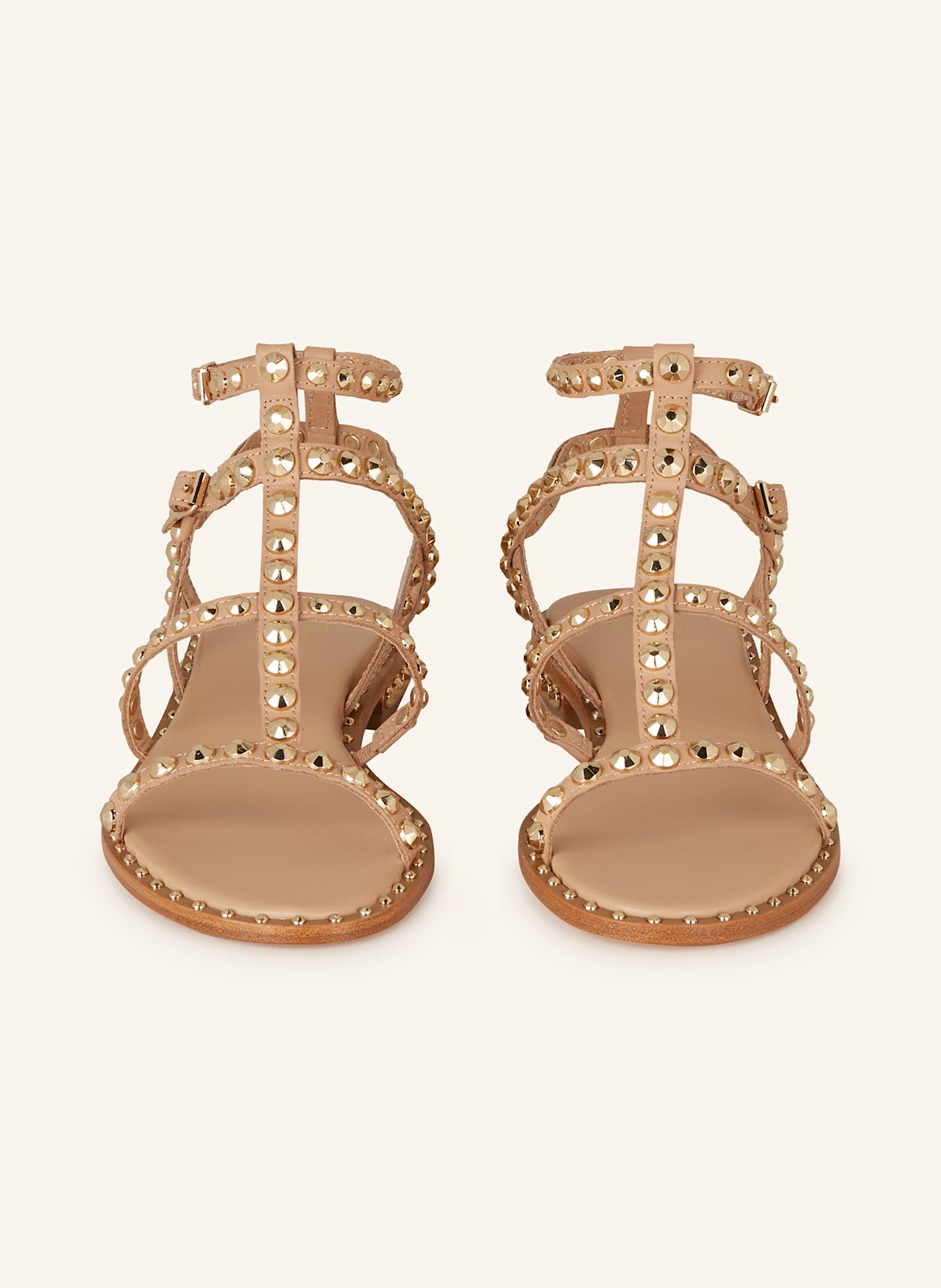 ash Sandalen PRECIOUS mit Nieten: BEIGE