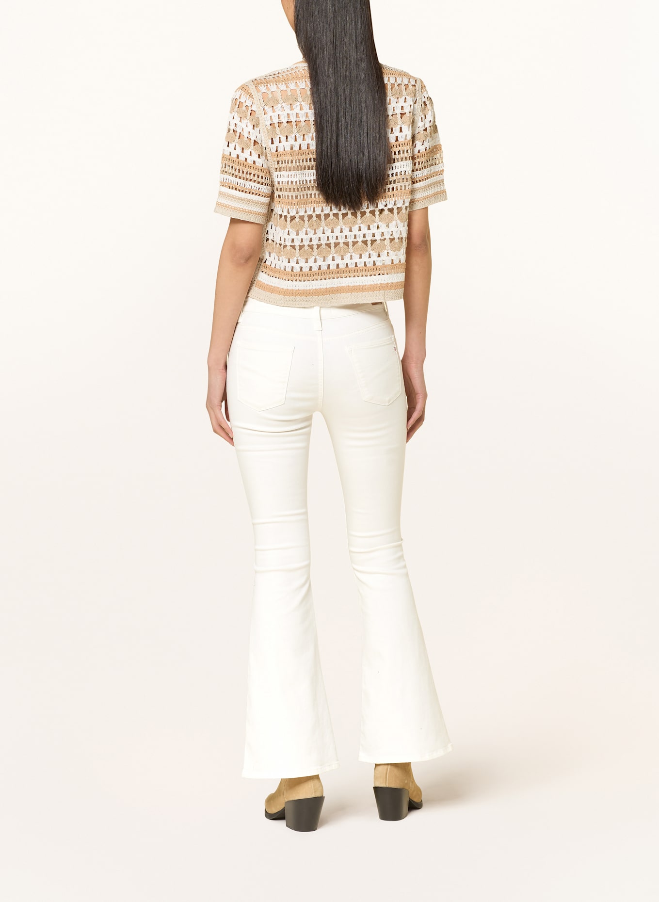 REPLAY Flared Jeans JOELLA: WEISS