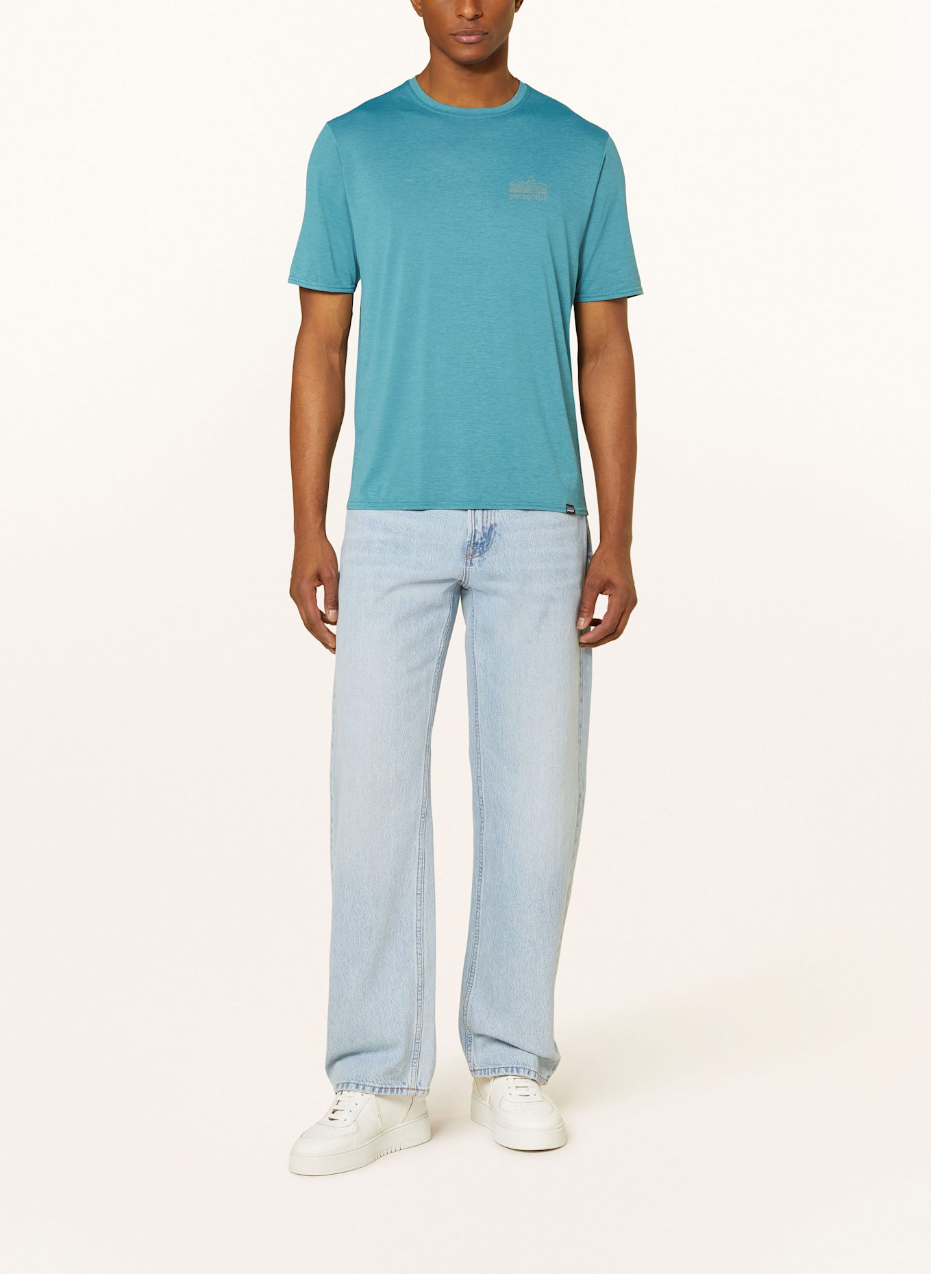 patagonia T-shirt: PETROL