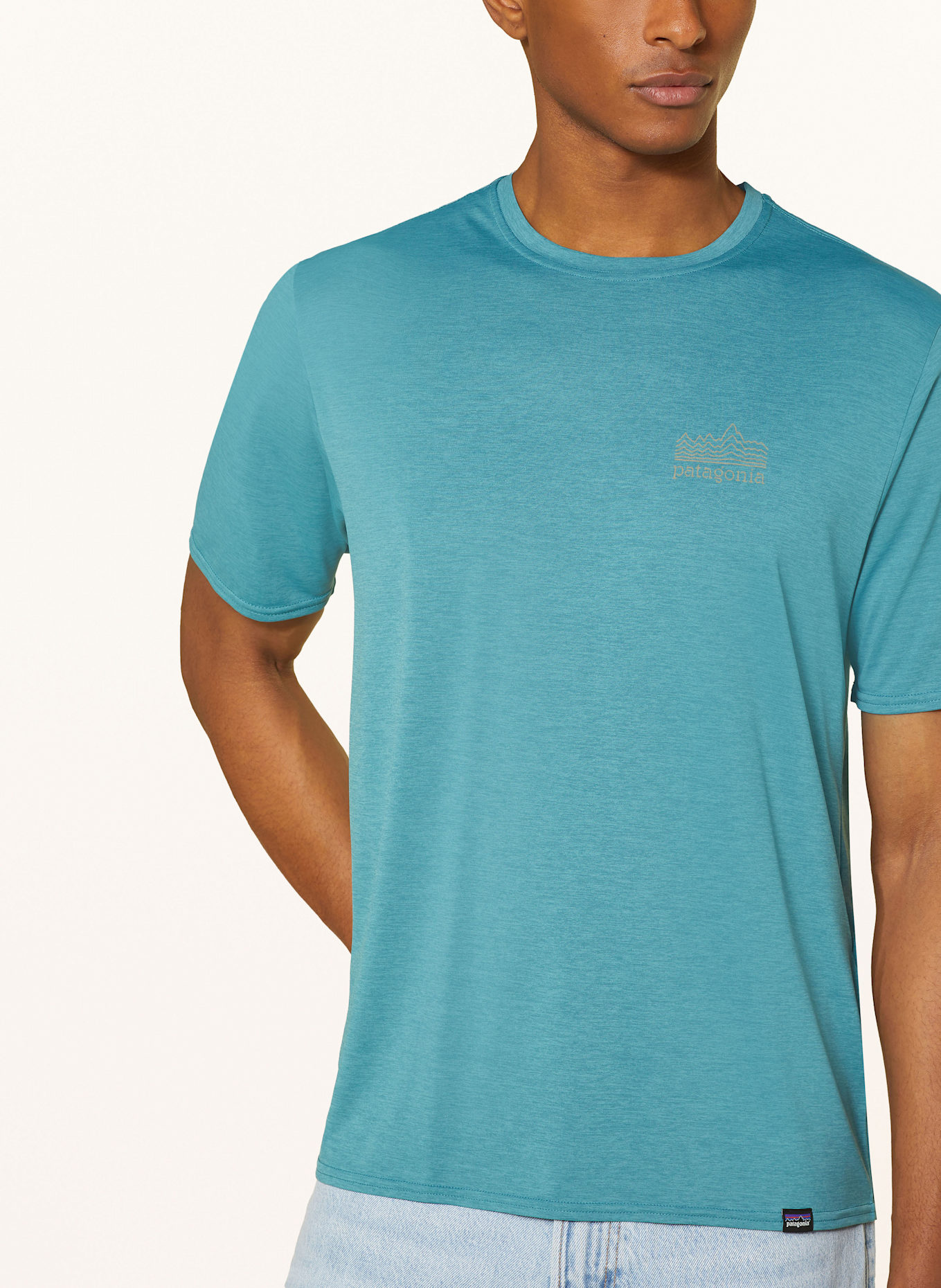 patagonia T-shirt: PETROL