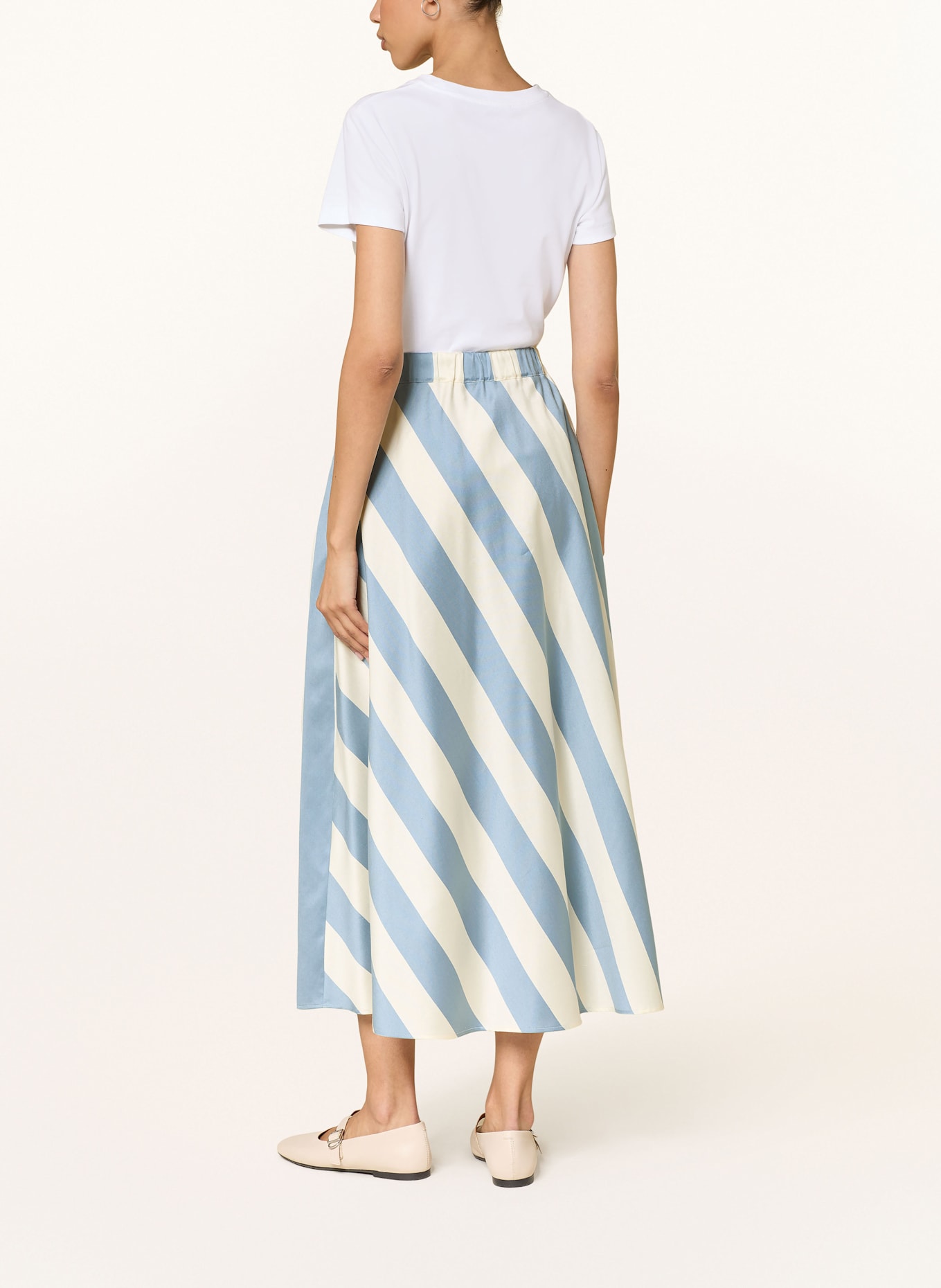 WEEKEND Max Mara Rock VIDIM: ECRU / HELLBLAU