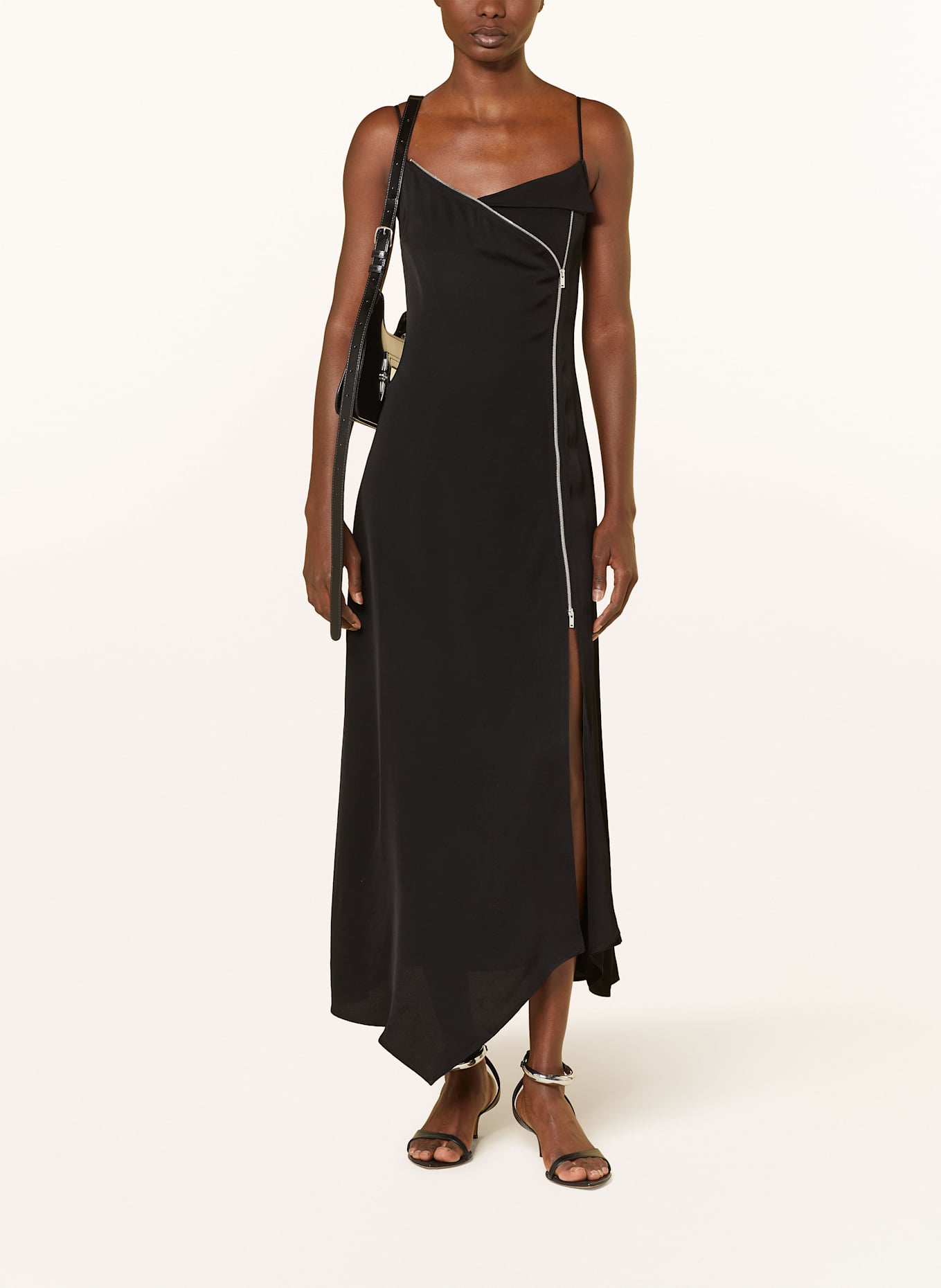 Nanushka Kleid ALBINA: SCHWARZ