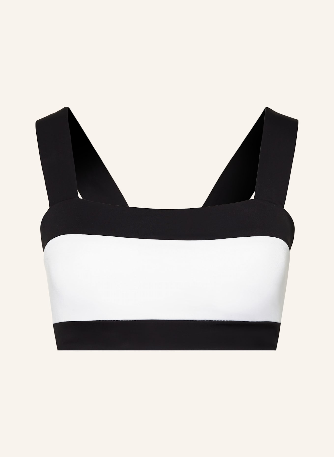 GOLDBERGH Bustier-Bikini-Top PLONGE: WEISS / SCHWARZ