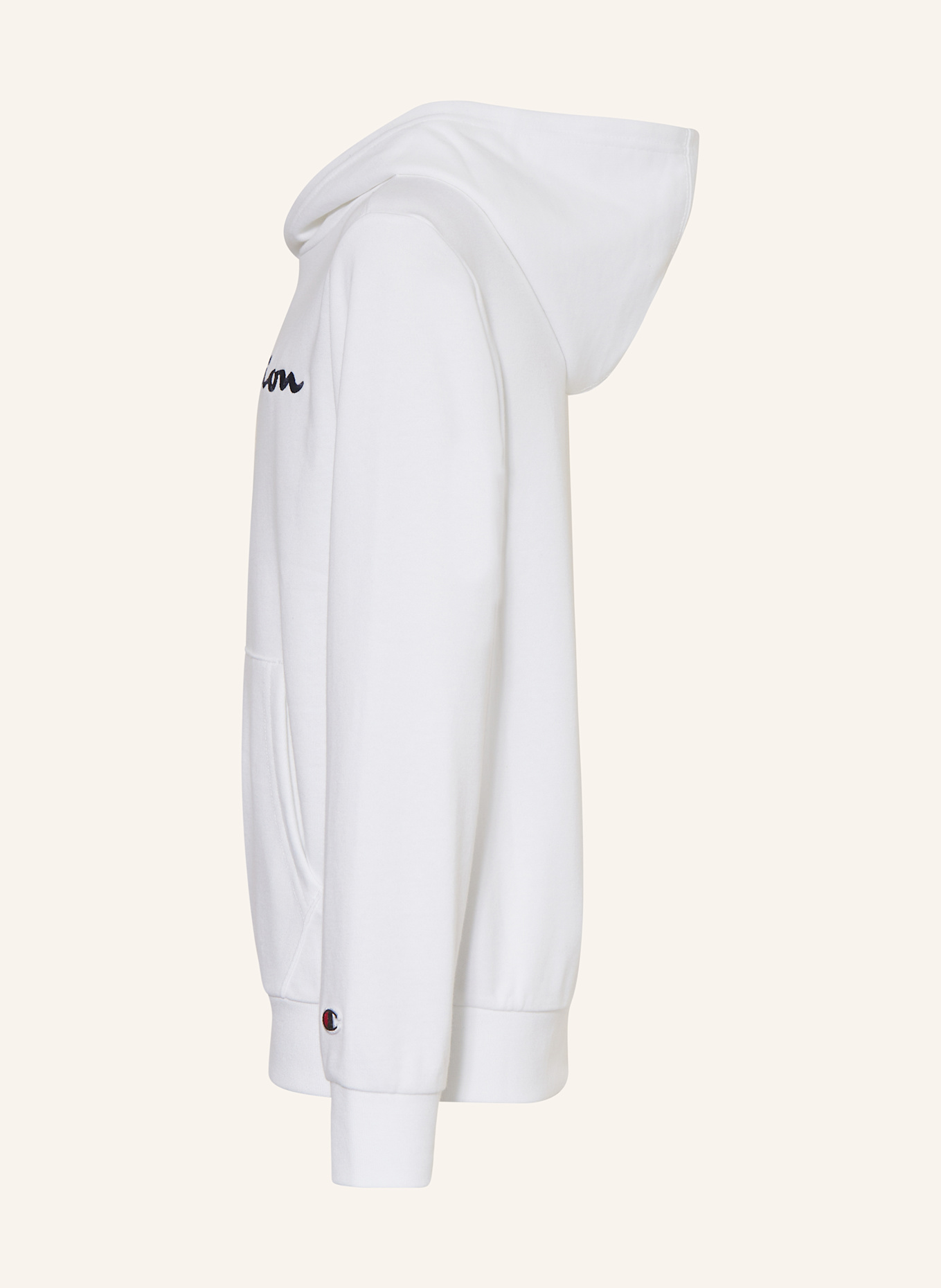Champion Hoodie: WEISS