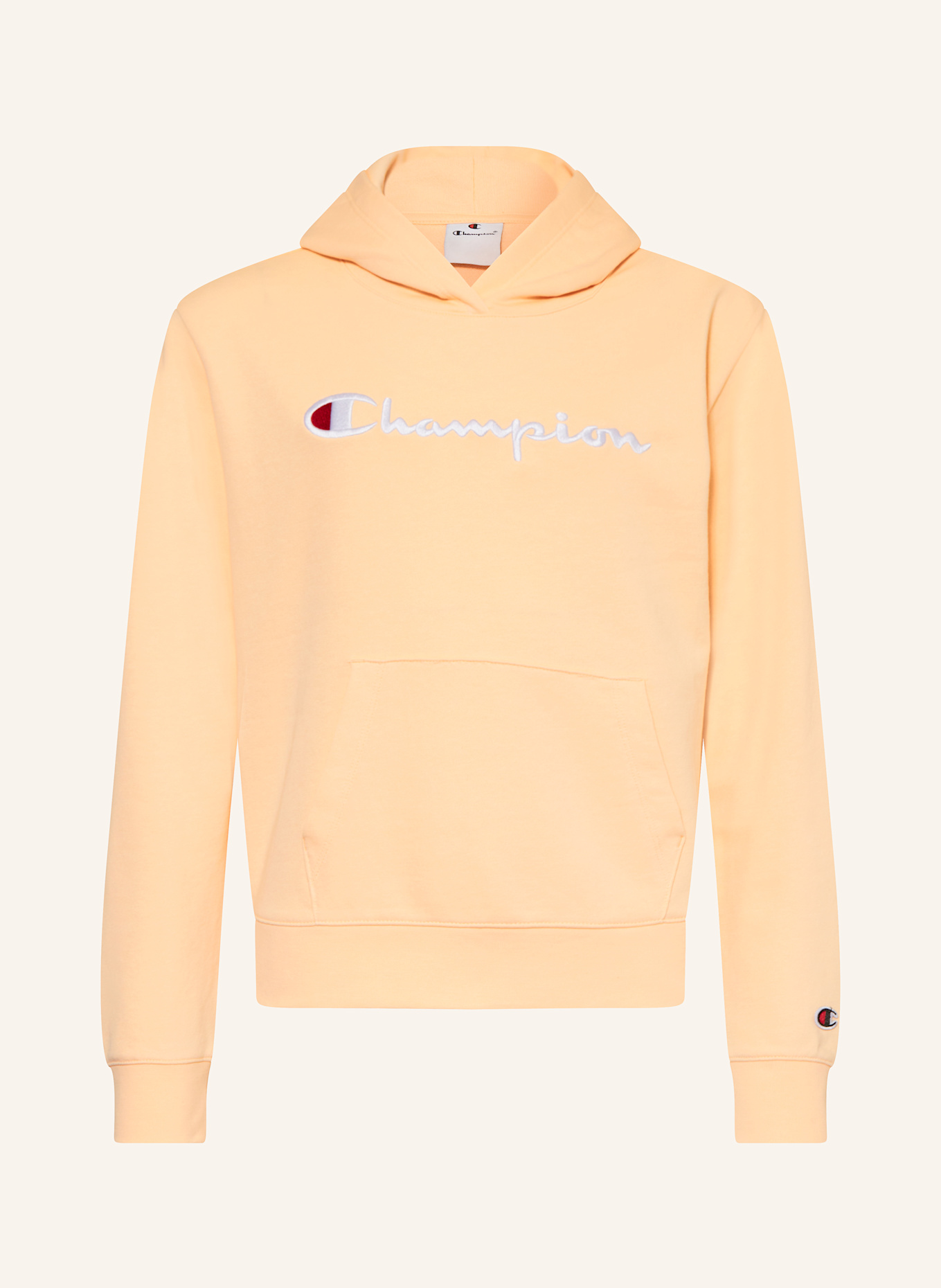 Champion Hoodie: HELLORANGE