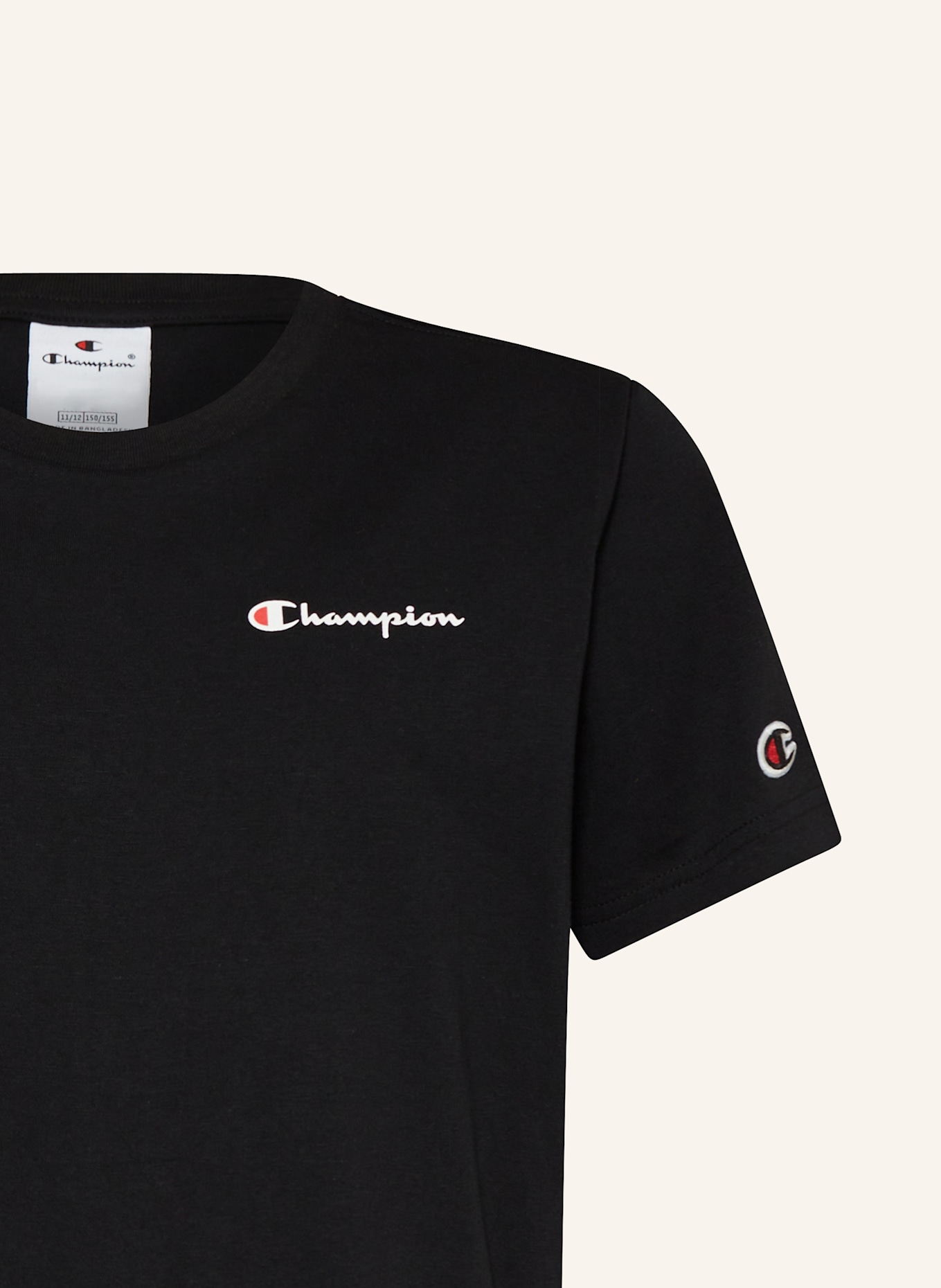 Champion Tričko: ČERNÁ