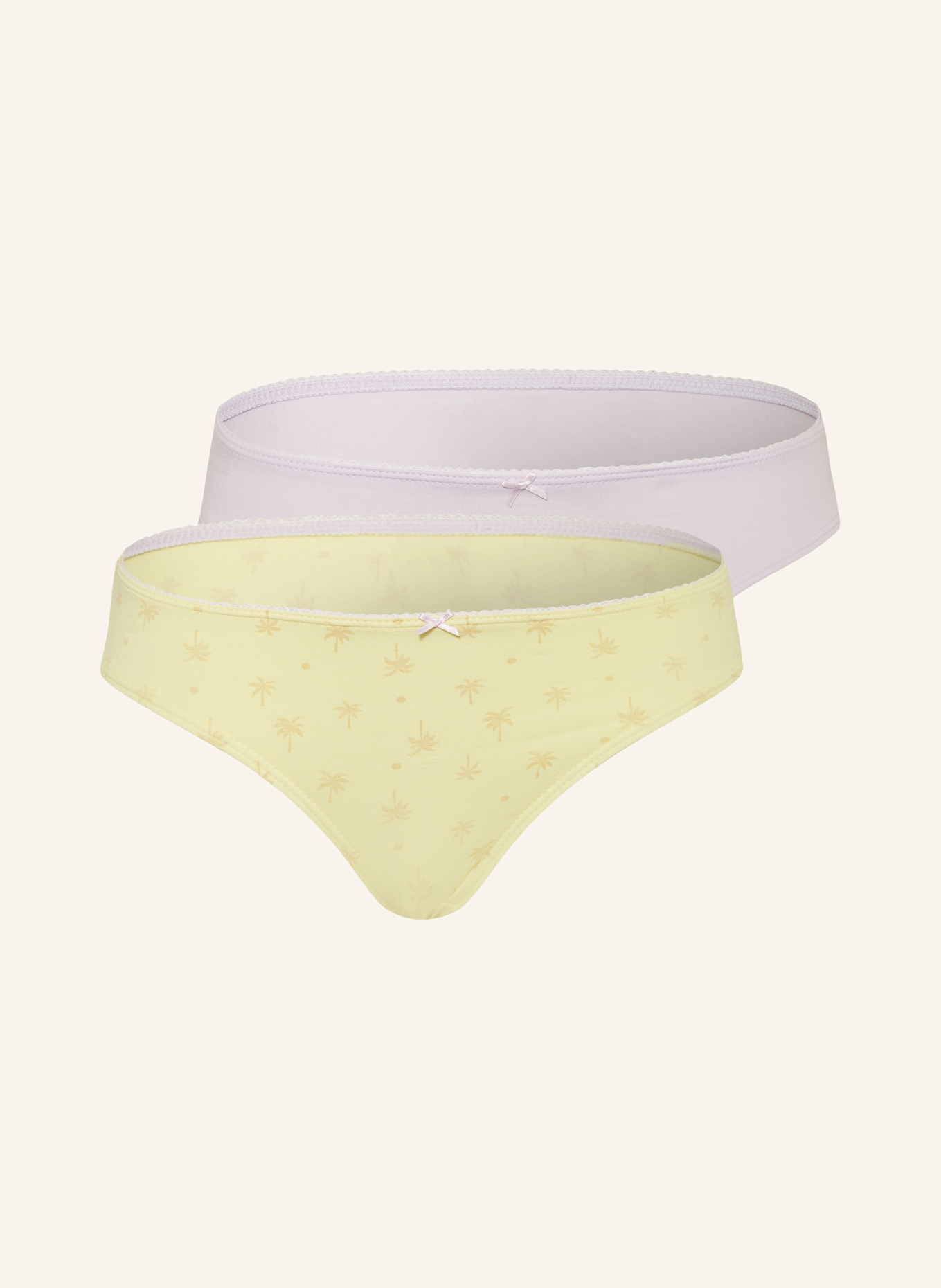 Sanetta 2er-Pack Slips: HELLLILA / HELLGELB