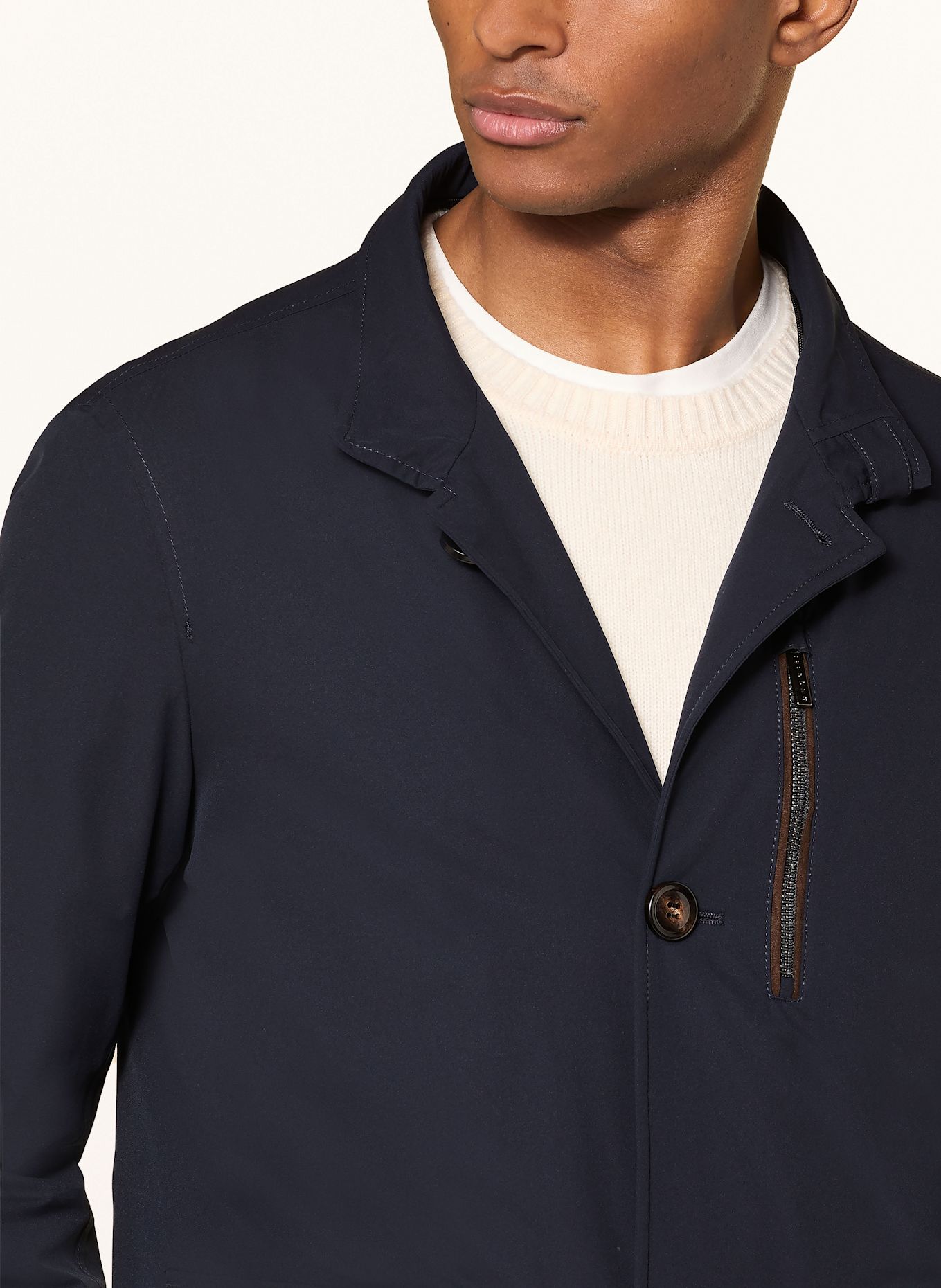 bugatti Fieldjacket mit herausnehmbarer Blende: DUNKELBLAU