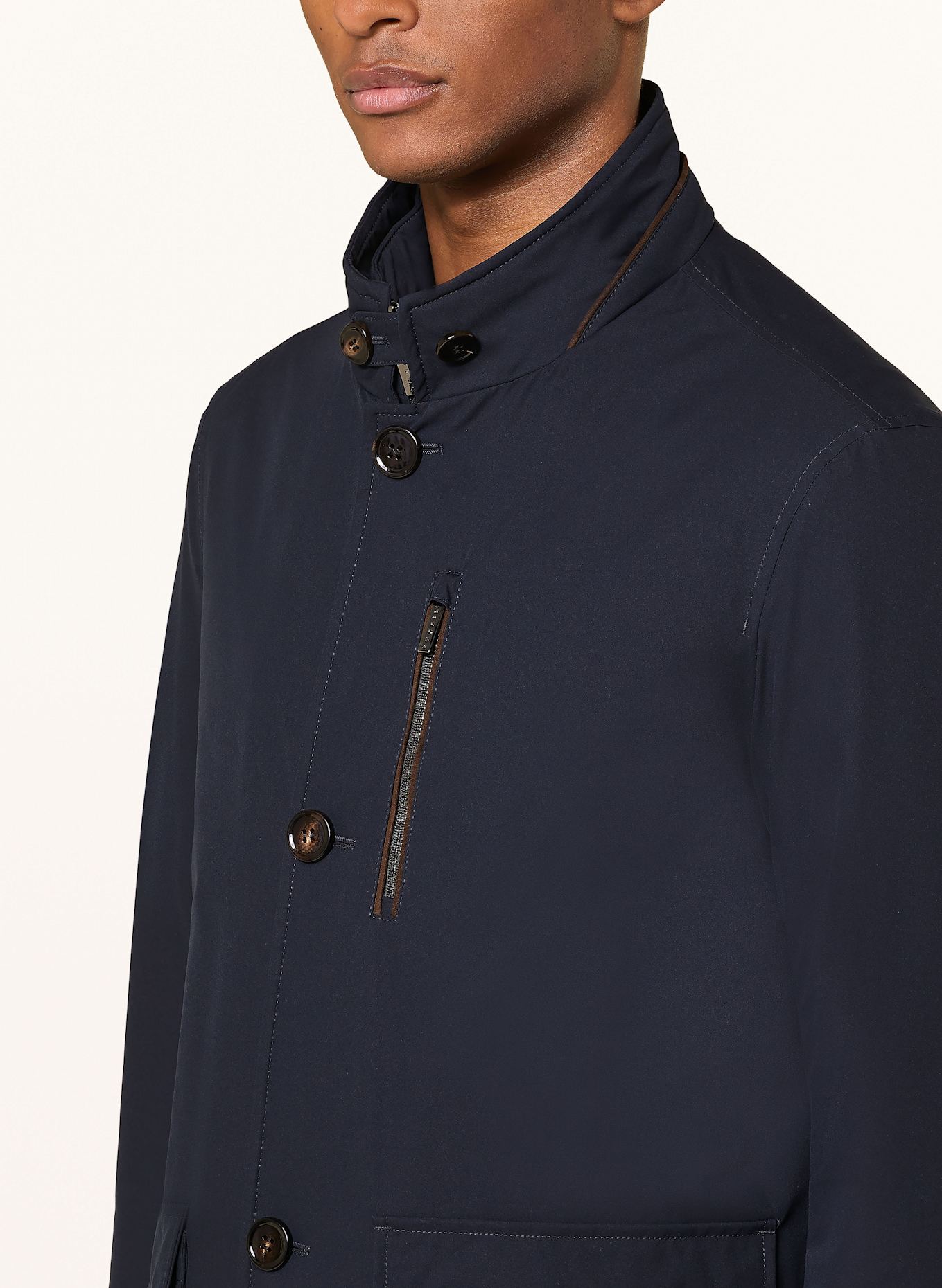 bugatti Fieldjacket mit herausnehmbarer Blende: DUNKELBLAU