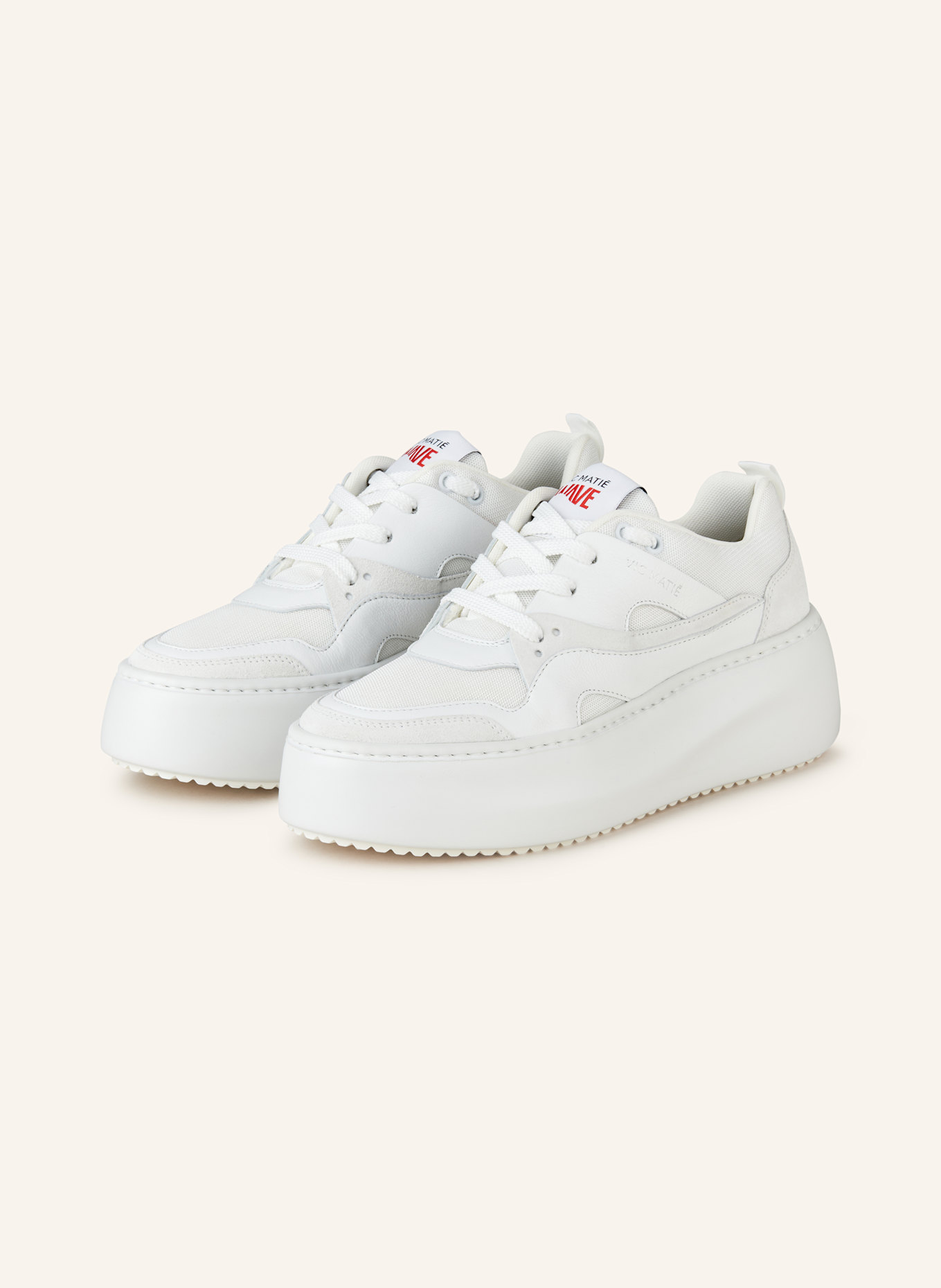 VIC MATIÉ Sneakers: WHITE