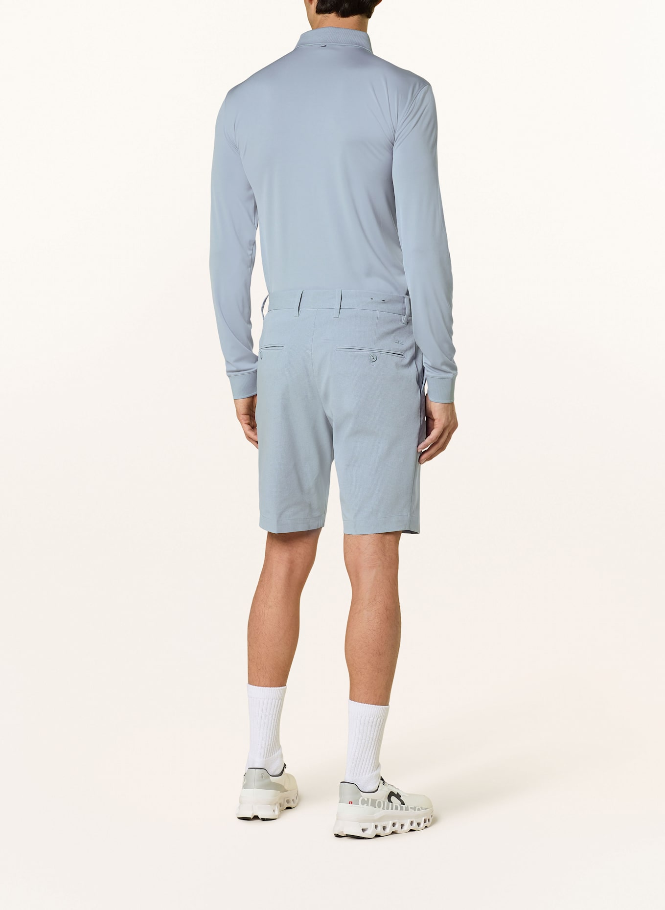 J.LINDEBERG Funktions-Poloshirt: HELLBLAU