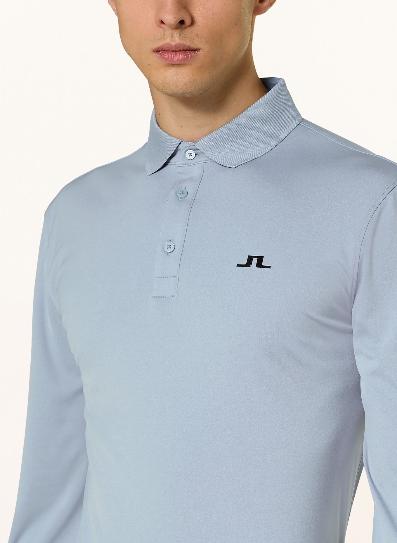 J.LINDEBERG Funktions-Poloshirt: HELLBLAU