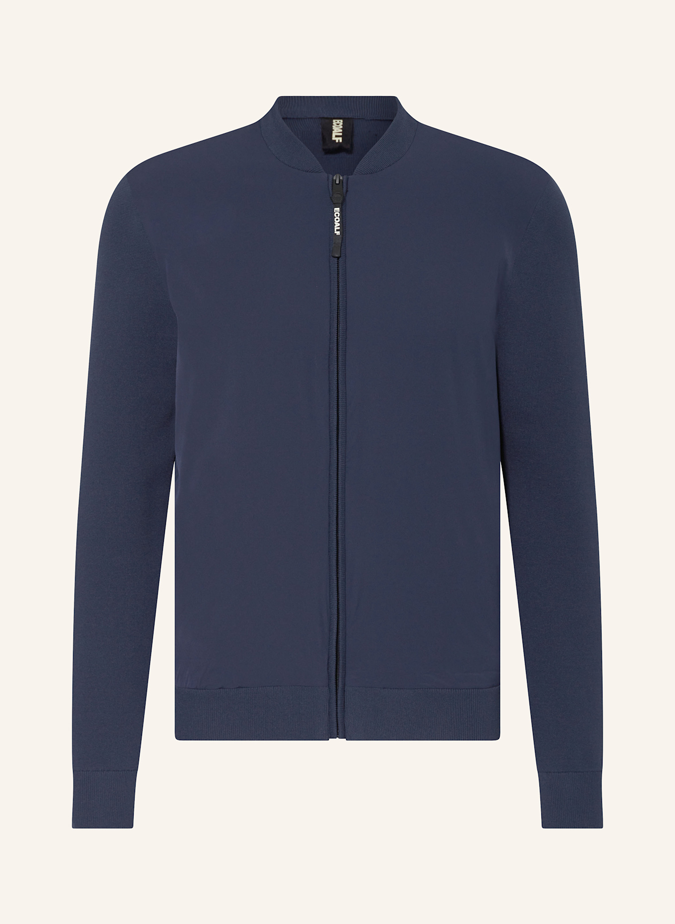 ECOALF Bomber jacket in mixed materials: DARK BLUE