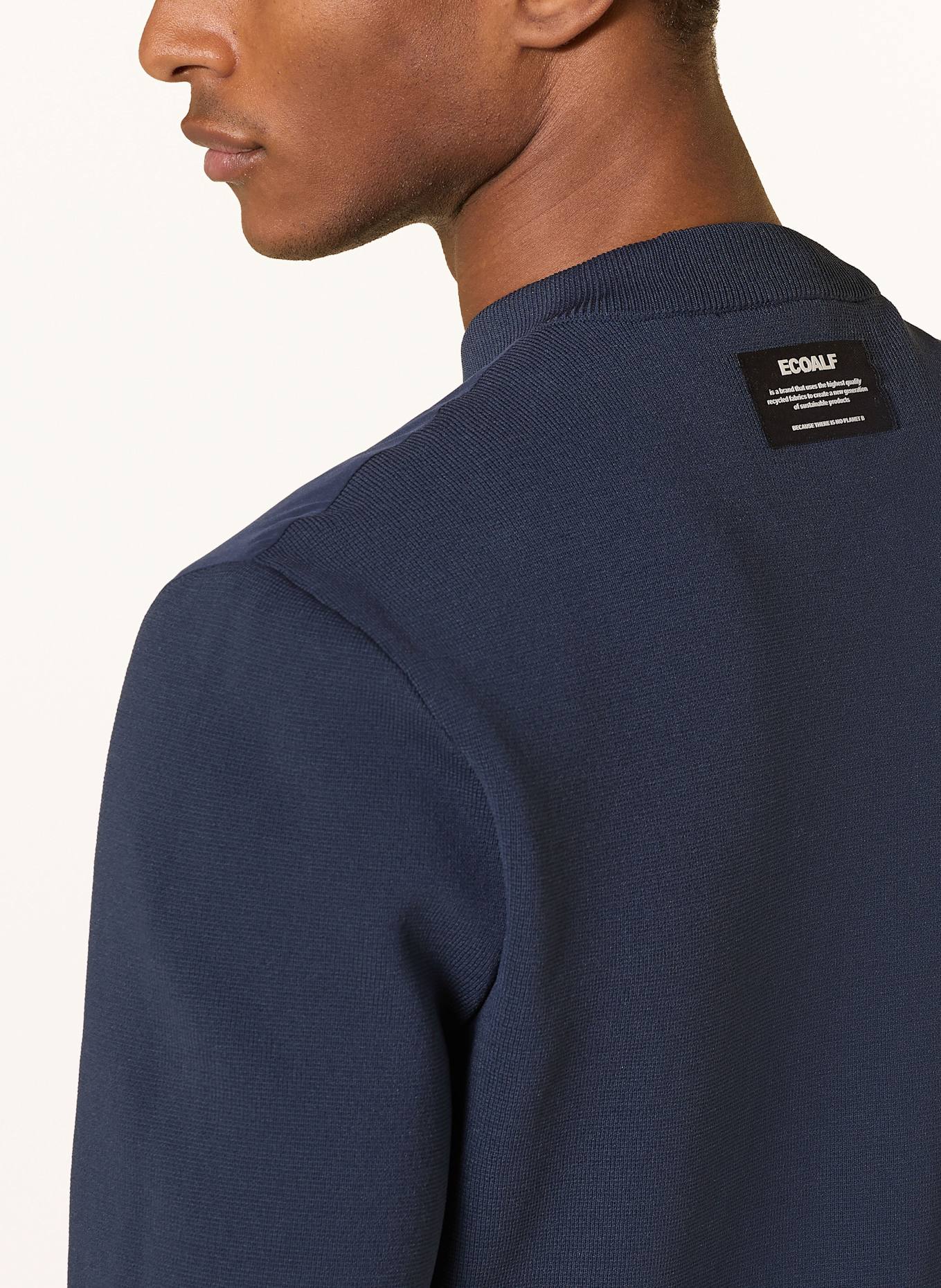 ECOALF Bomber jacket in mixed materials: DARK BLUE