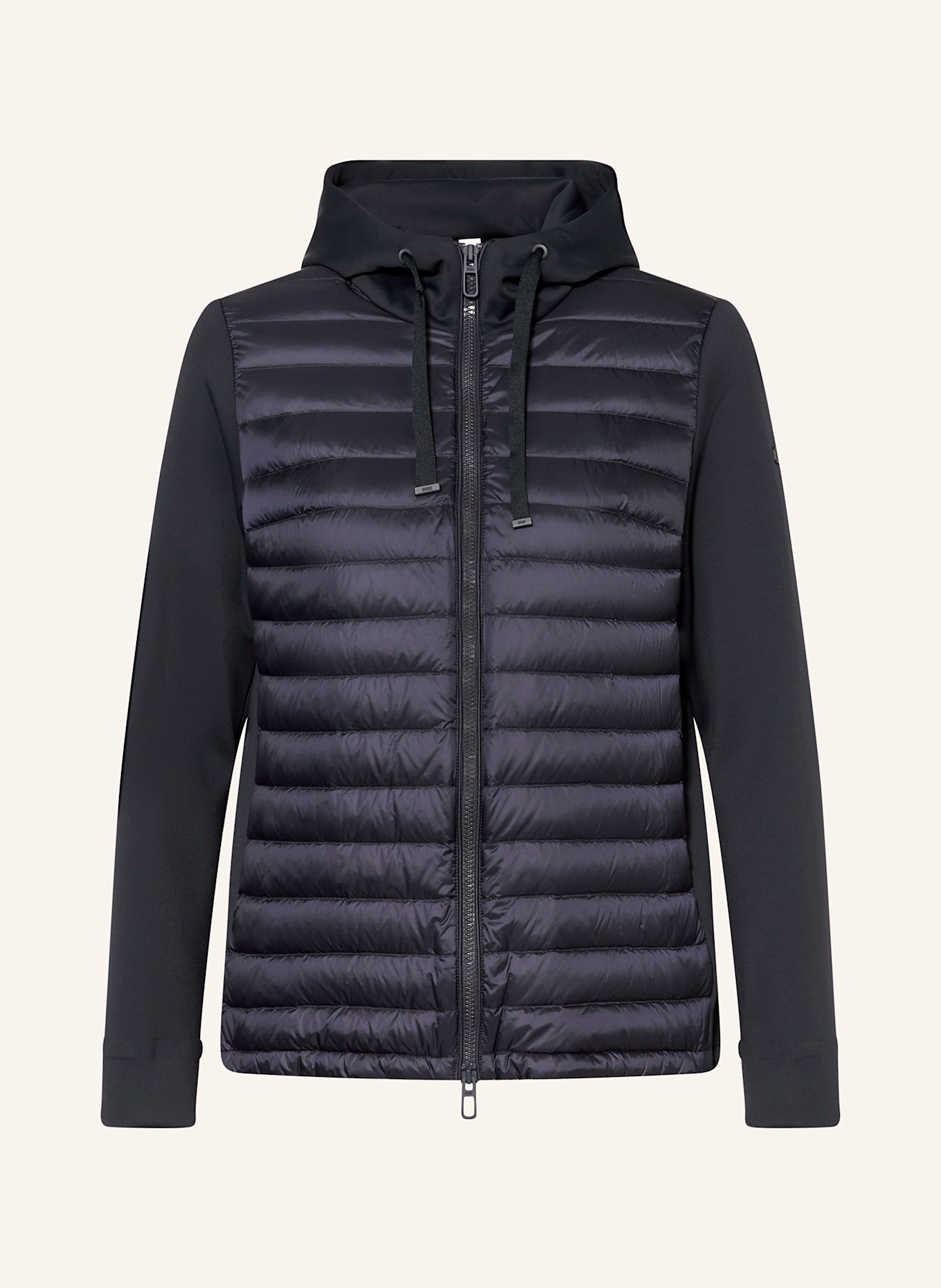 DUNO Daunenjacke ISIDE im Materialmix: DUNKELBLAU