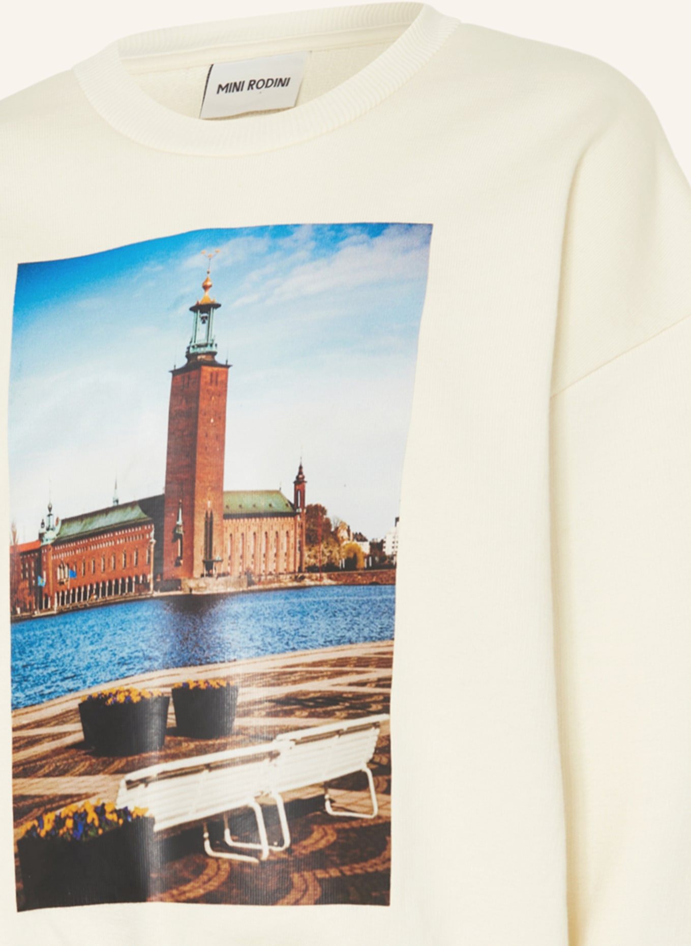 mini rodini Sweatshirt: ECRU
