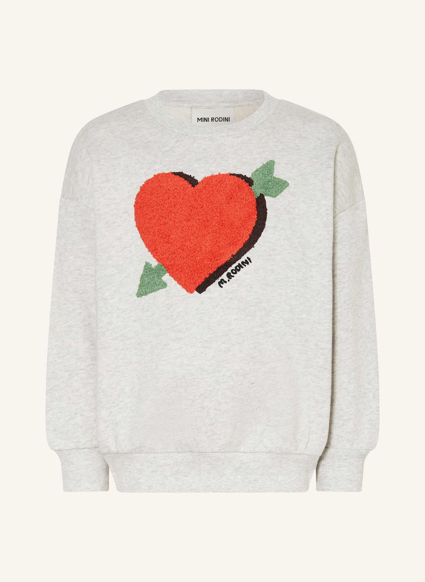 mini rodini Sweatshirt: HELLGRAU