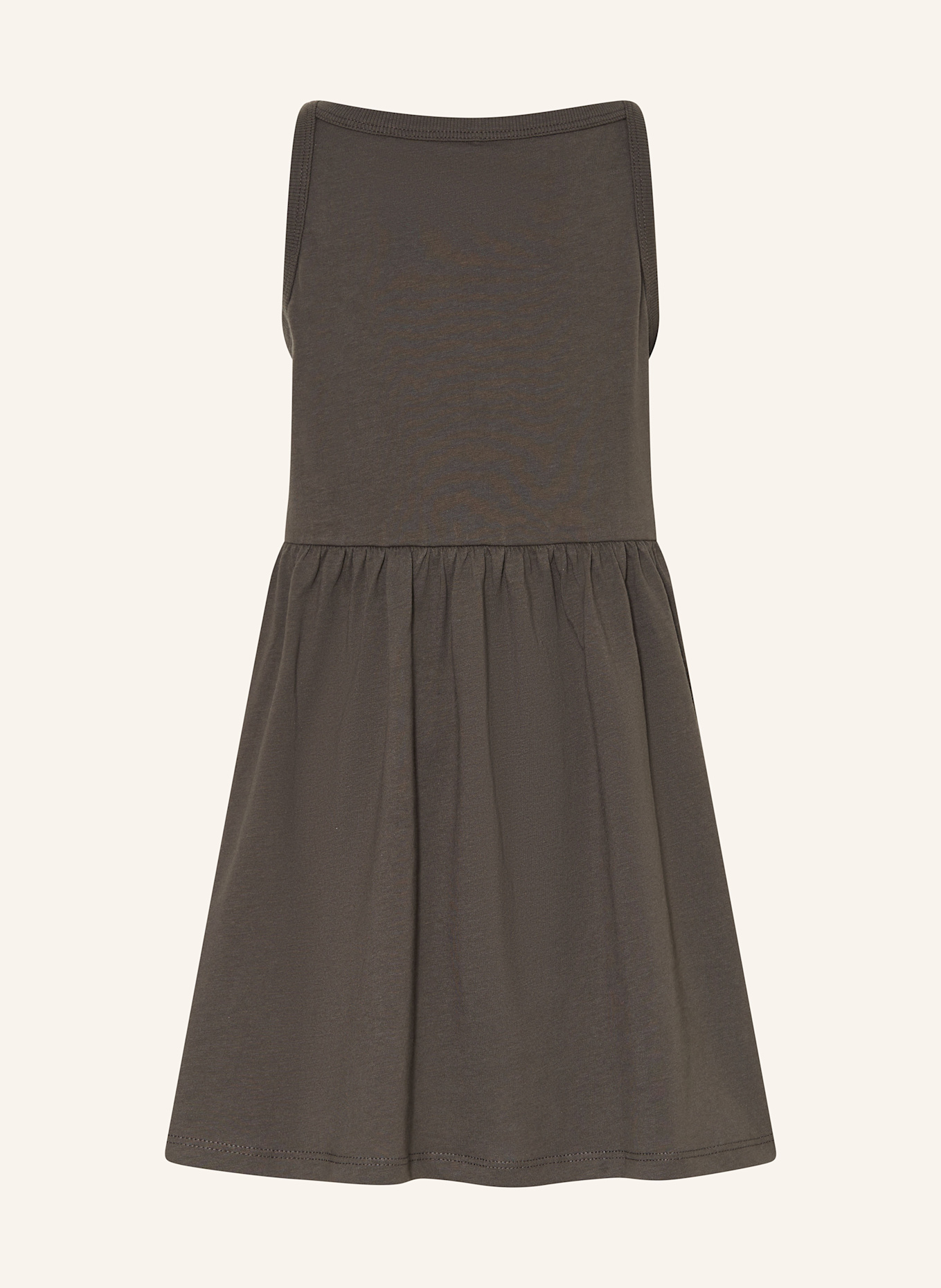 mini rodini Kleid: DUNKELGRAU/ ROT