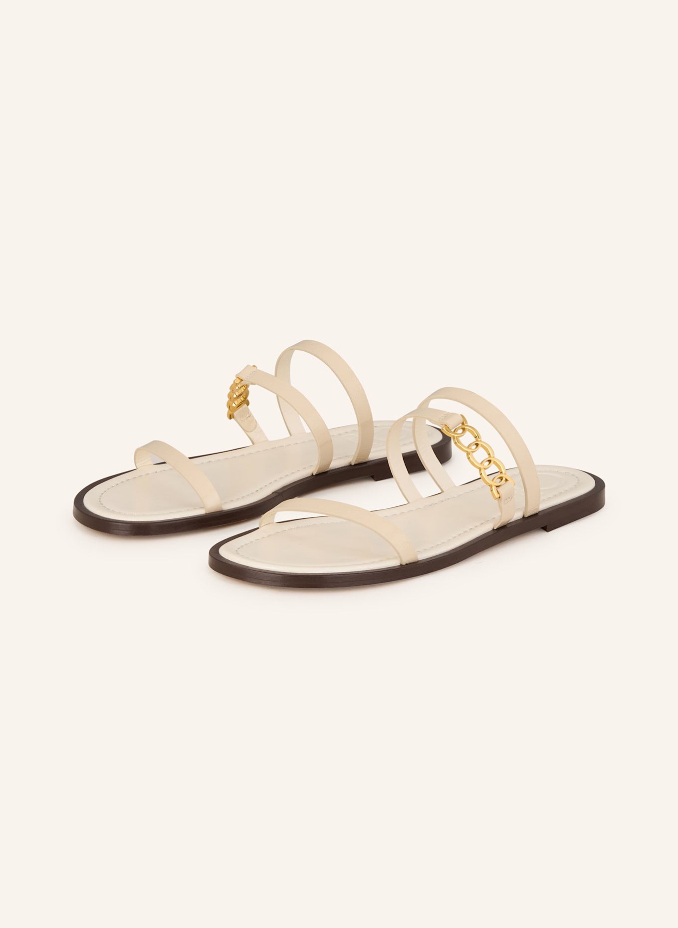 ODISSì Lackpantoletten JULIET: CREME