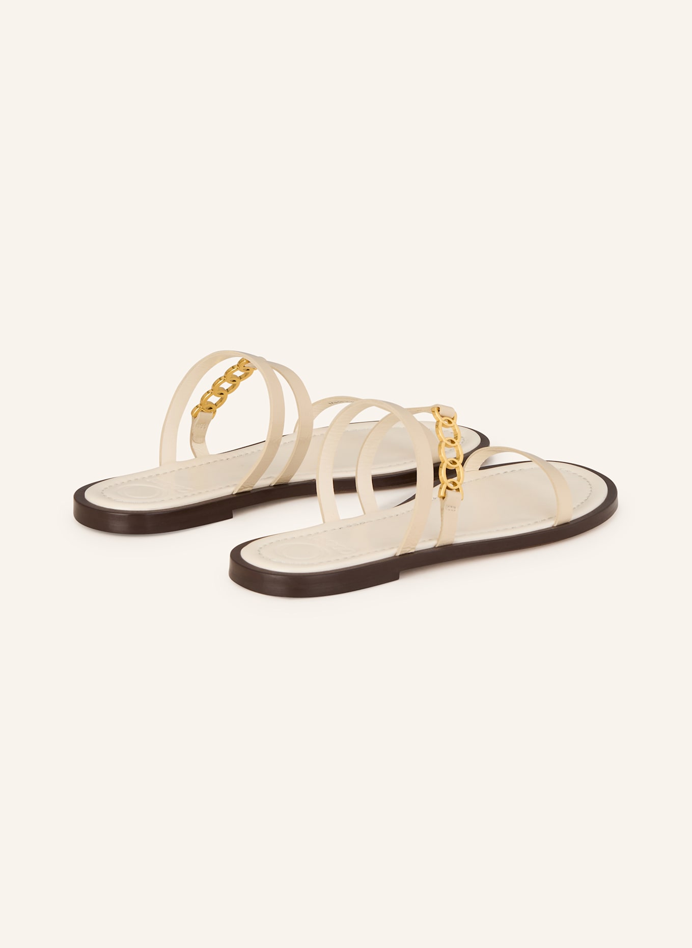 ODISSì Lackpantoletten JULIET: CREME